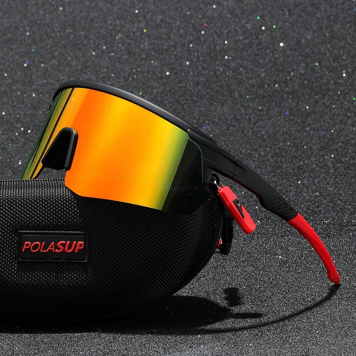 Ciclismo Lentes de sol bicicleta correr deportivas gafas uv400 proteccion-0