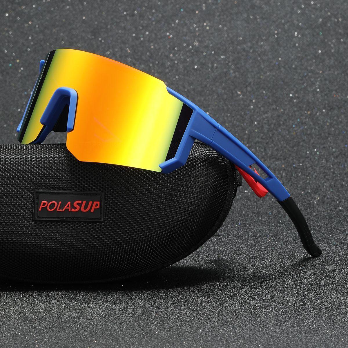 Deportivas Lentes de sol ciclismo correr gafas bicicleta unisex uv400-0