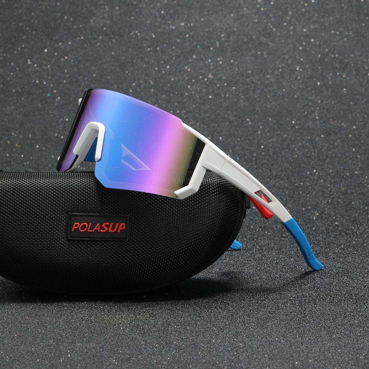 Deportivas Lentes de sol ciclismo correr gafas bicicleta unisex uv400-0