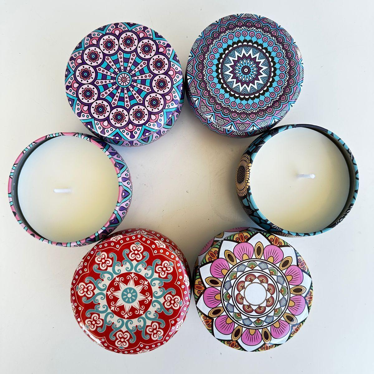 12 pcs 7x7x4 5 cm latas Caja de regalo para velas aromaticas exoticas-3