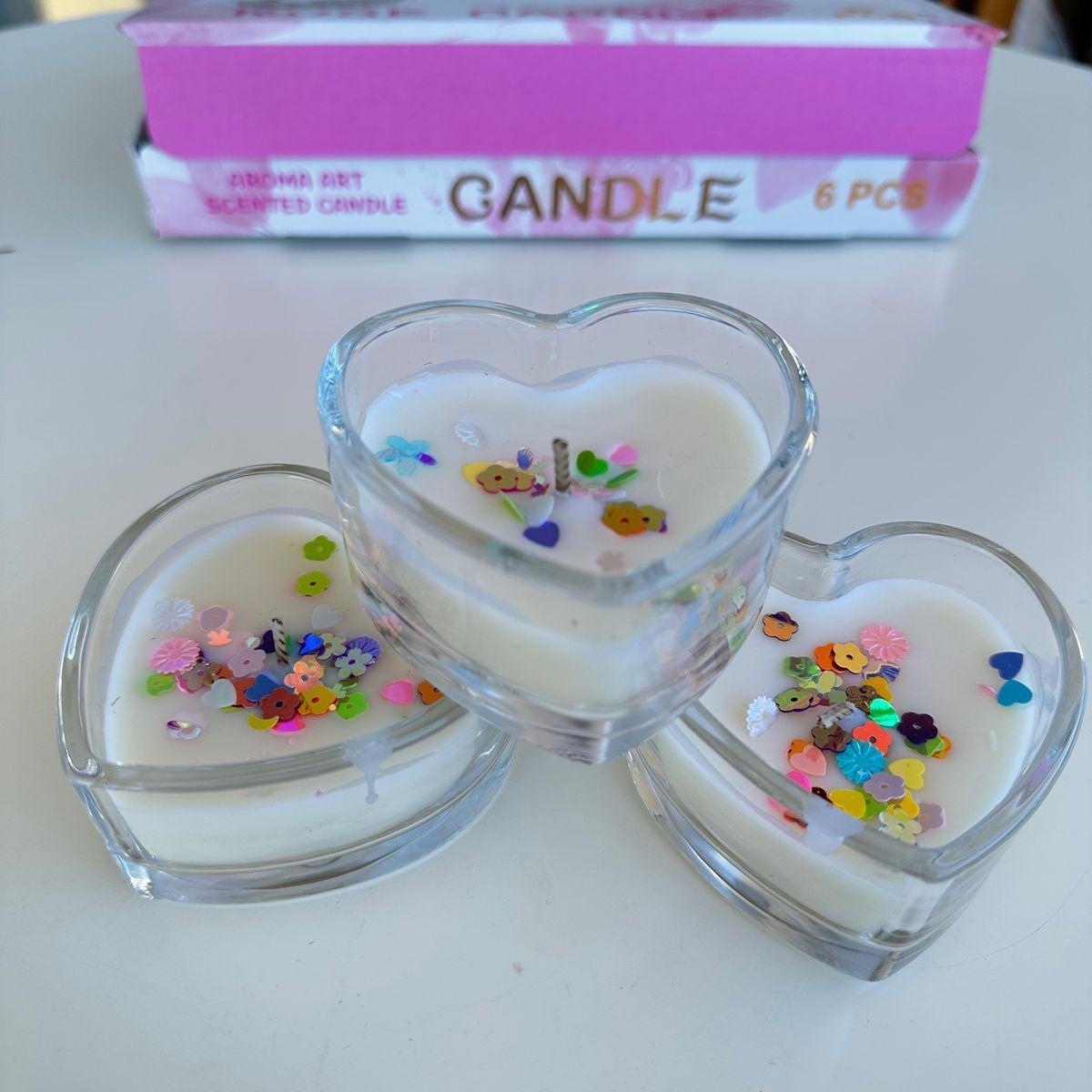 6 vasos puro Amar Arom ticas Florales Ambiente El regalo perfecto perfumada Te amo-4