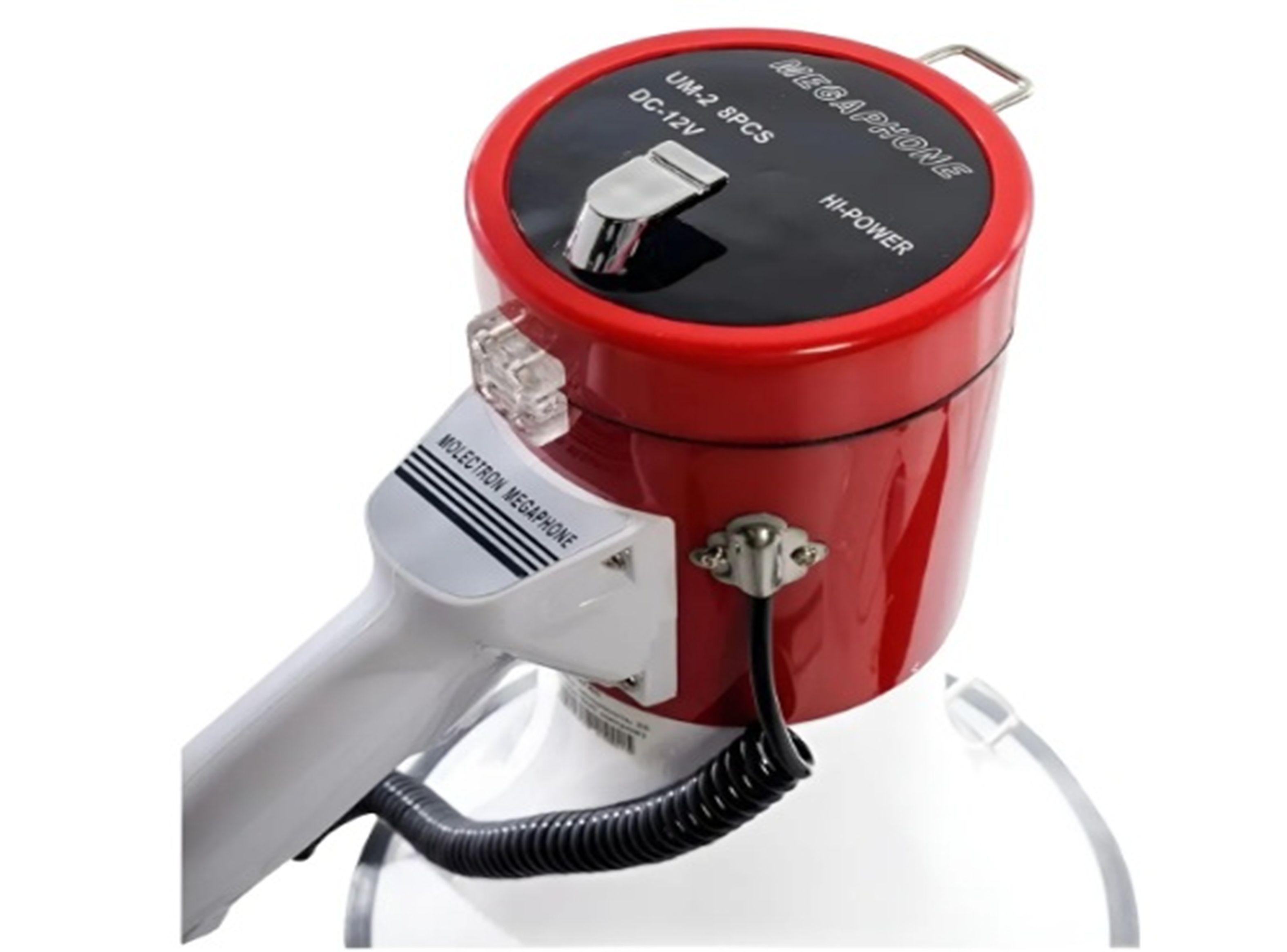 Megafono Portatil con microfono 50W Recargable Con Pilas-2