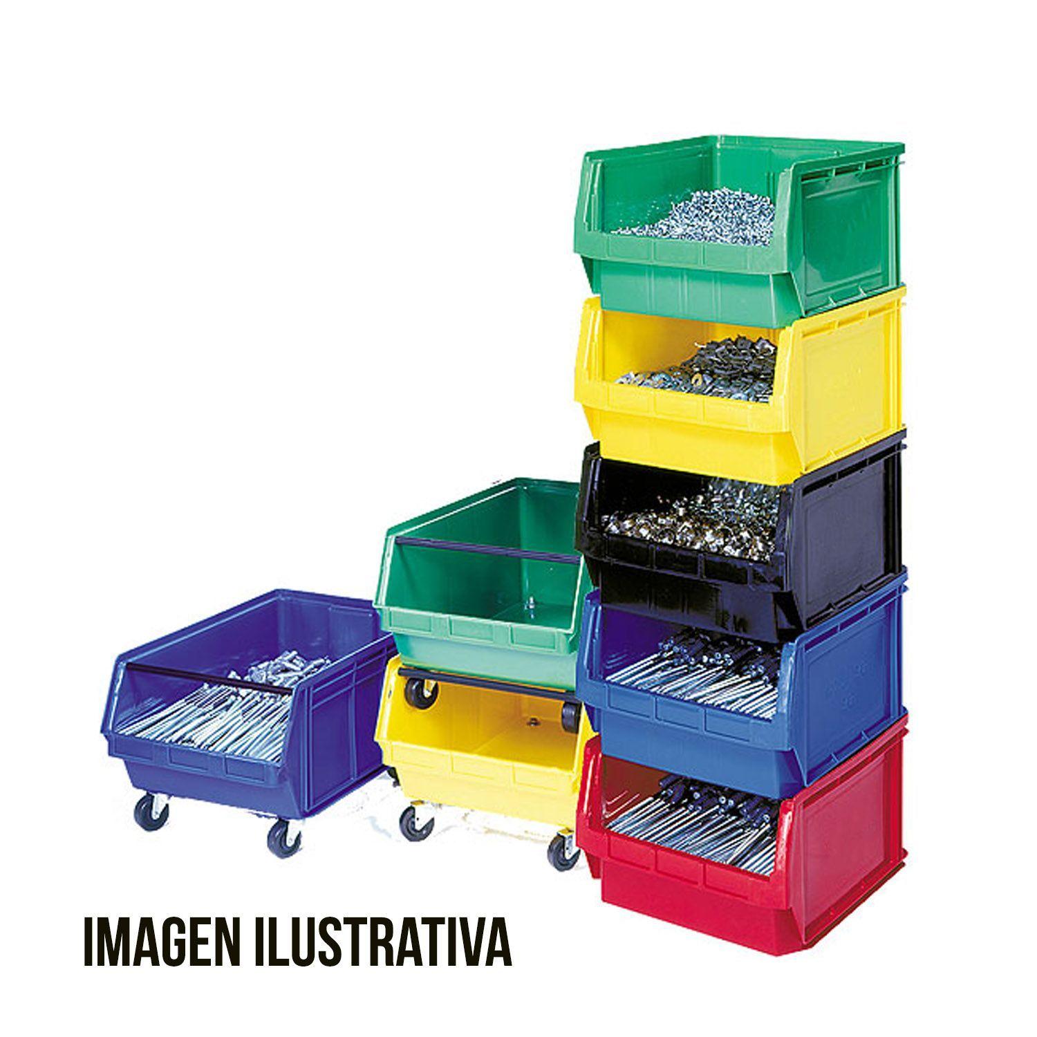 Caja Organizadora Qus955 Apilable 60 6x46 3x30 4cm Azul-4
