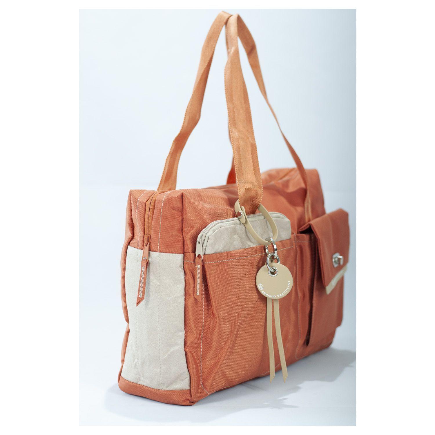 Cartera de Hombro Sergio Tacchini bicolor naranja-2