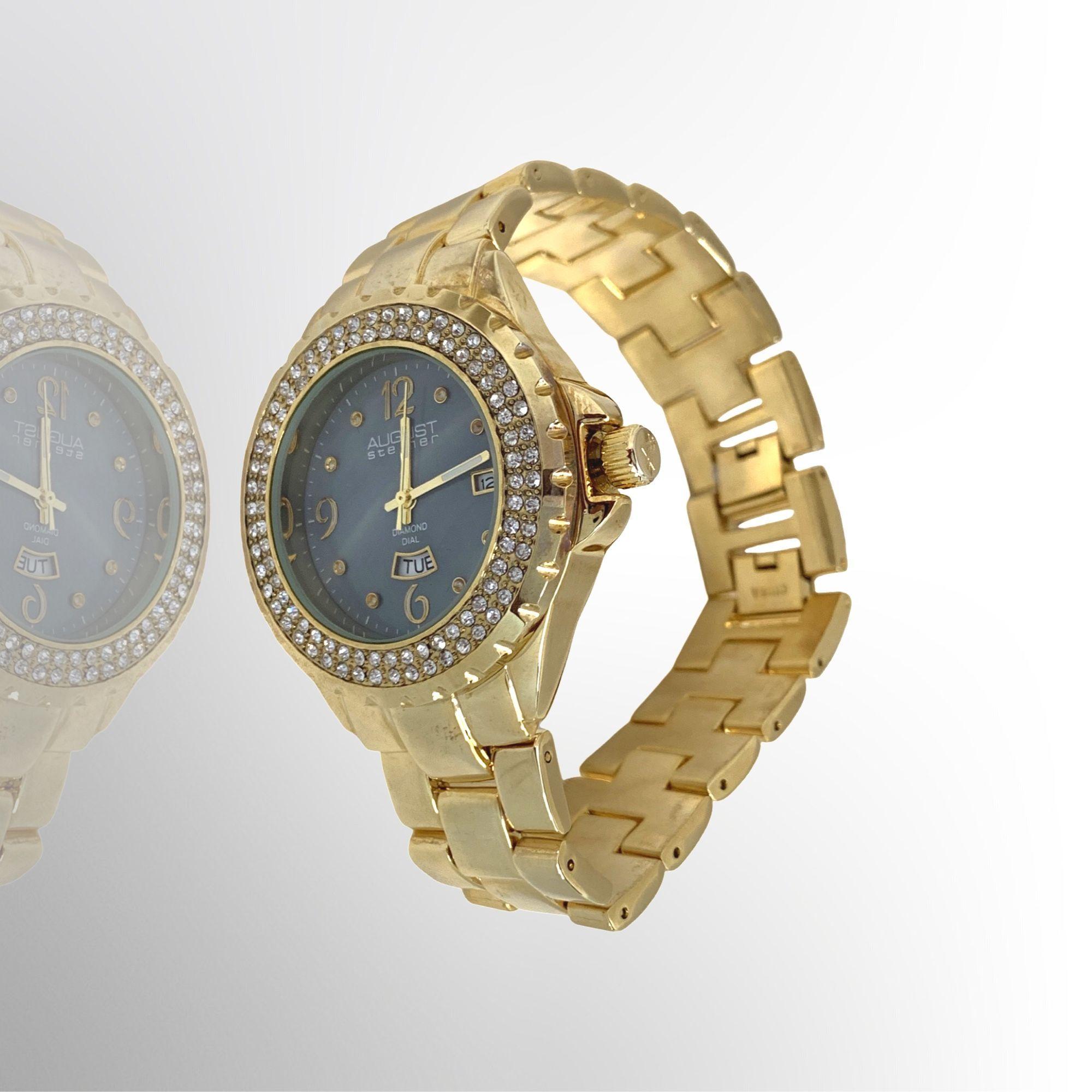 Reloj Análogo August Steiner para Mujer dorado-4