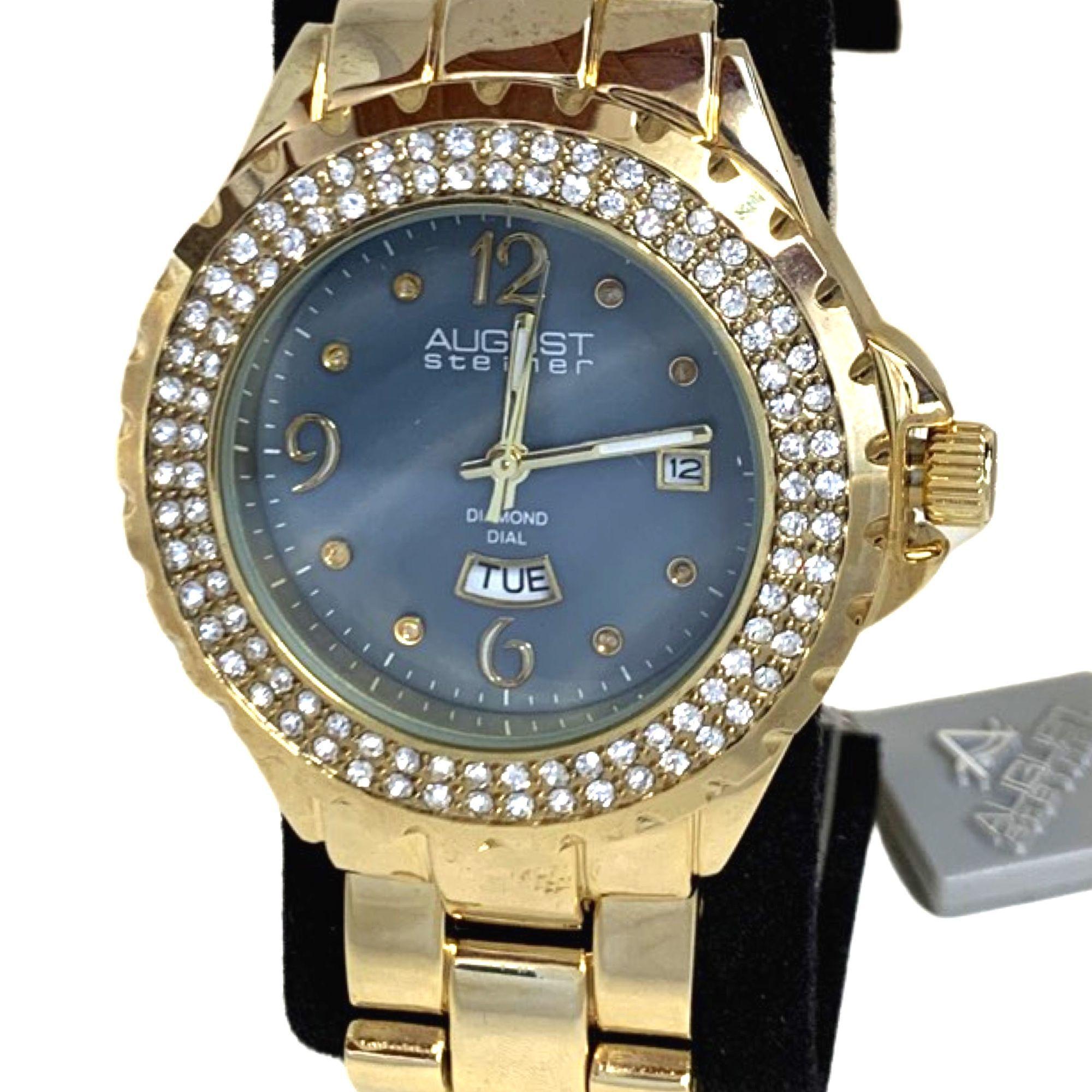 Reloj Análogo August Steiner para Mujer dorado-5