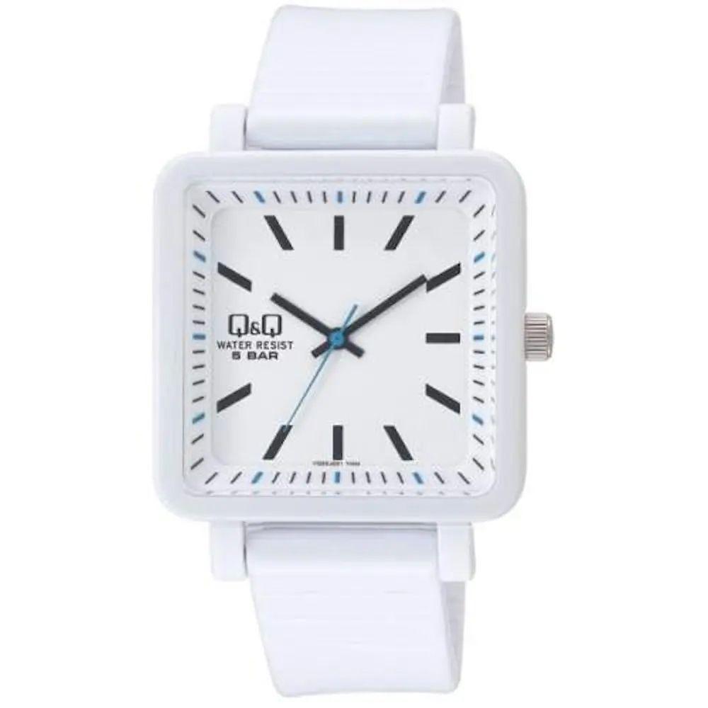 Reloj Q&Q Cuadrado Blanco-0