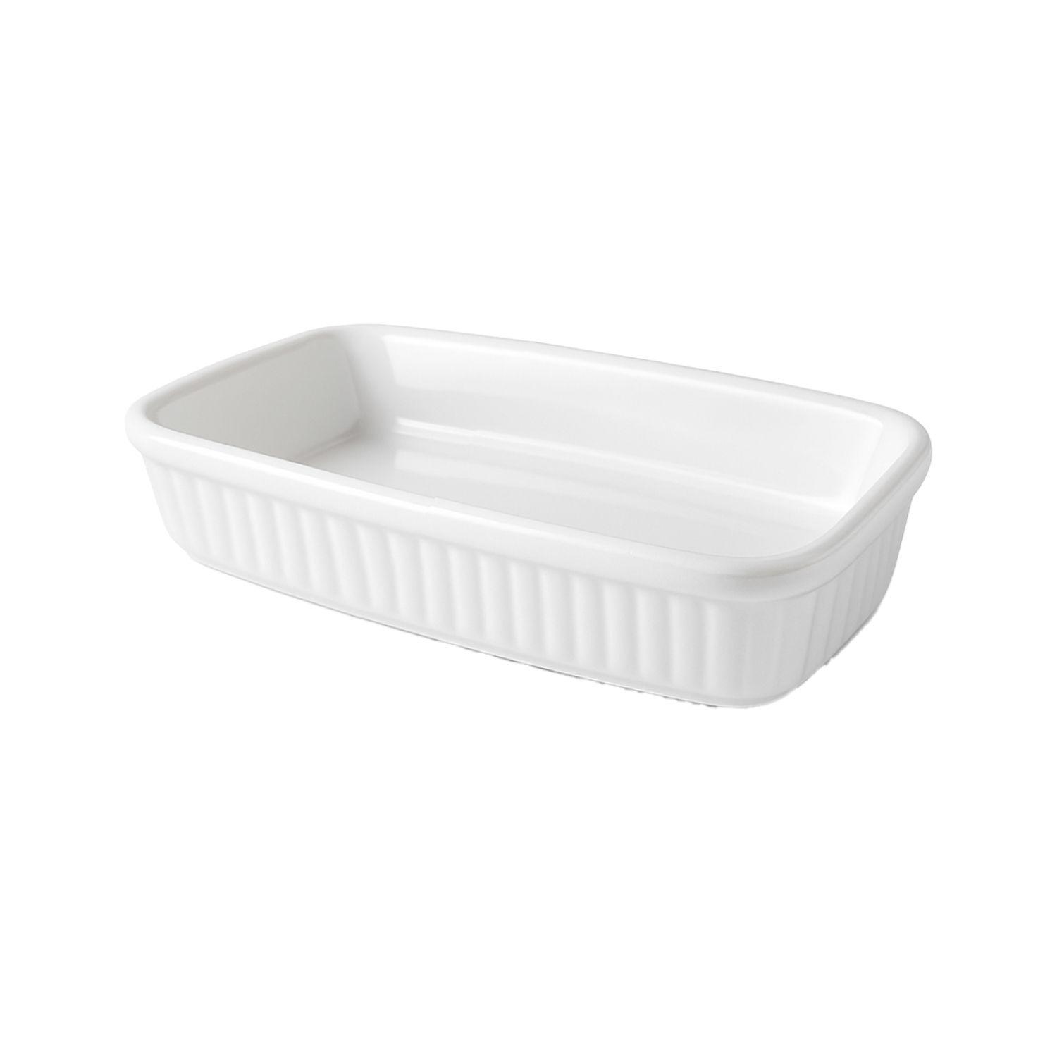 Pack 4 Fuentes de Cerámica p/horno tipo Gres-P-0055-BL-2