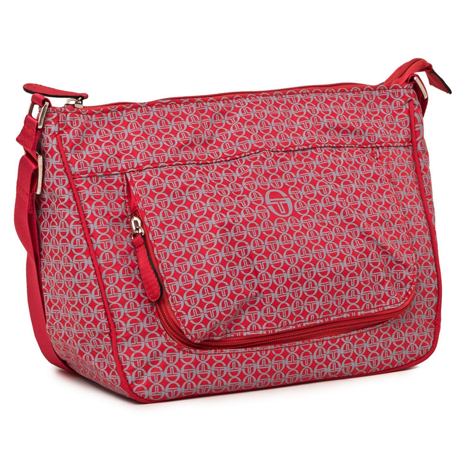 Cartera de Hombro - Sergio Tacchini bicolor rojo-2