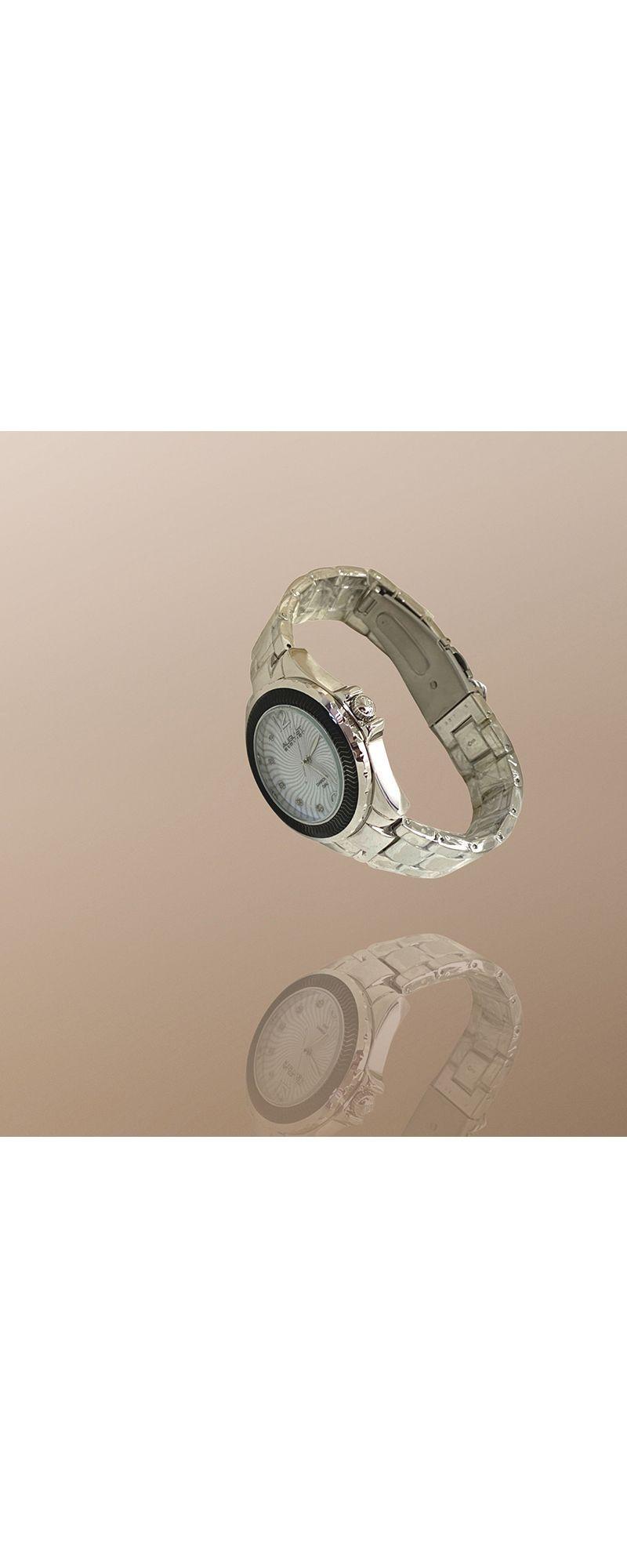 Reloj Análogo August Steiner Mov Suizo Plateado-5