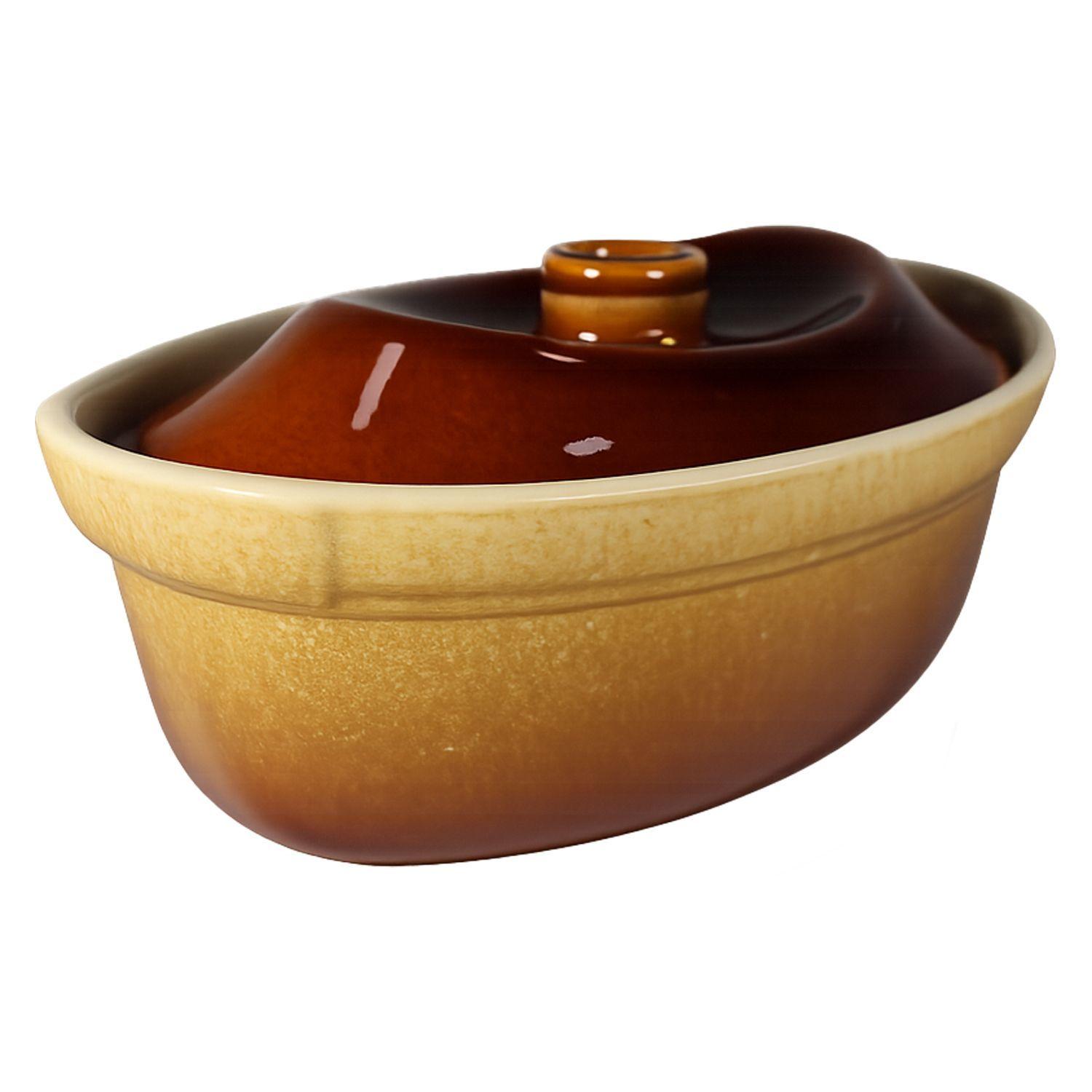 Fuente de Cerámica p/horno tipo Gres-P-0970-BE-0