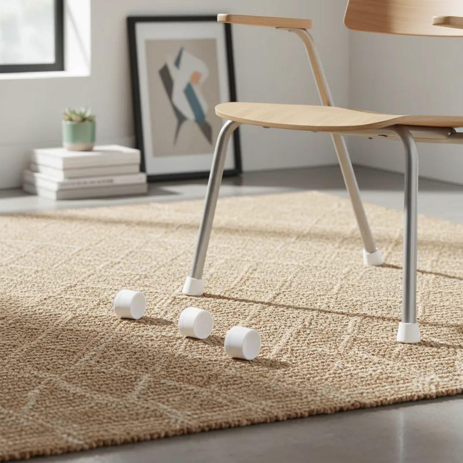 Regaton Plástico Redondo 1" Exterior Blanco - 100 unidades-2