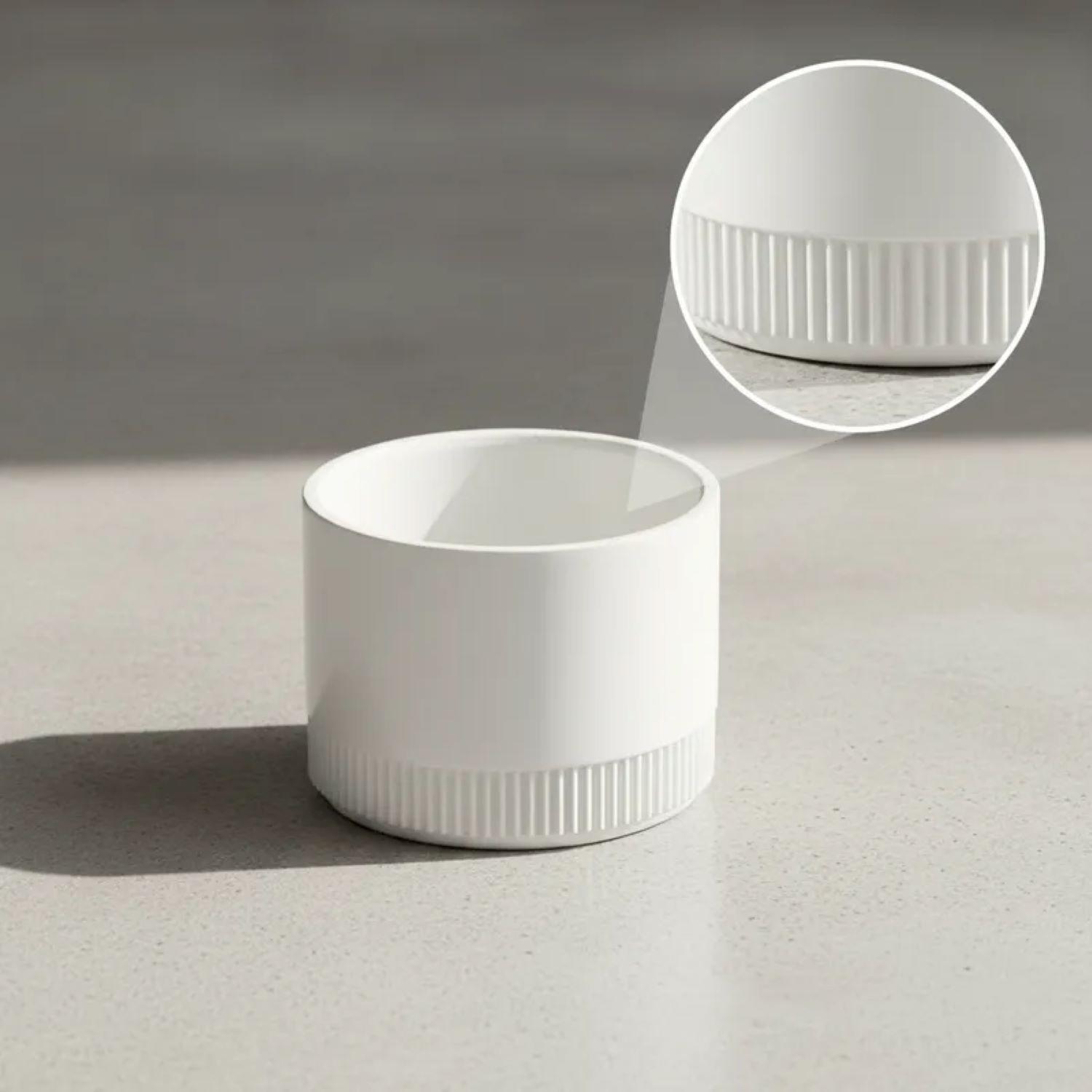 Regaton Plástico Redondo 1" Exterior Blanco - 100 unidades-3