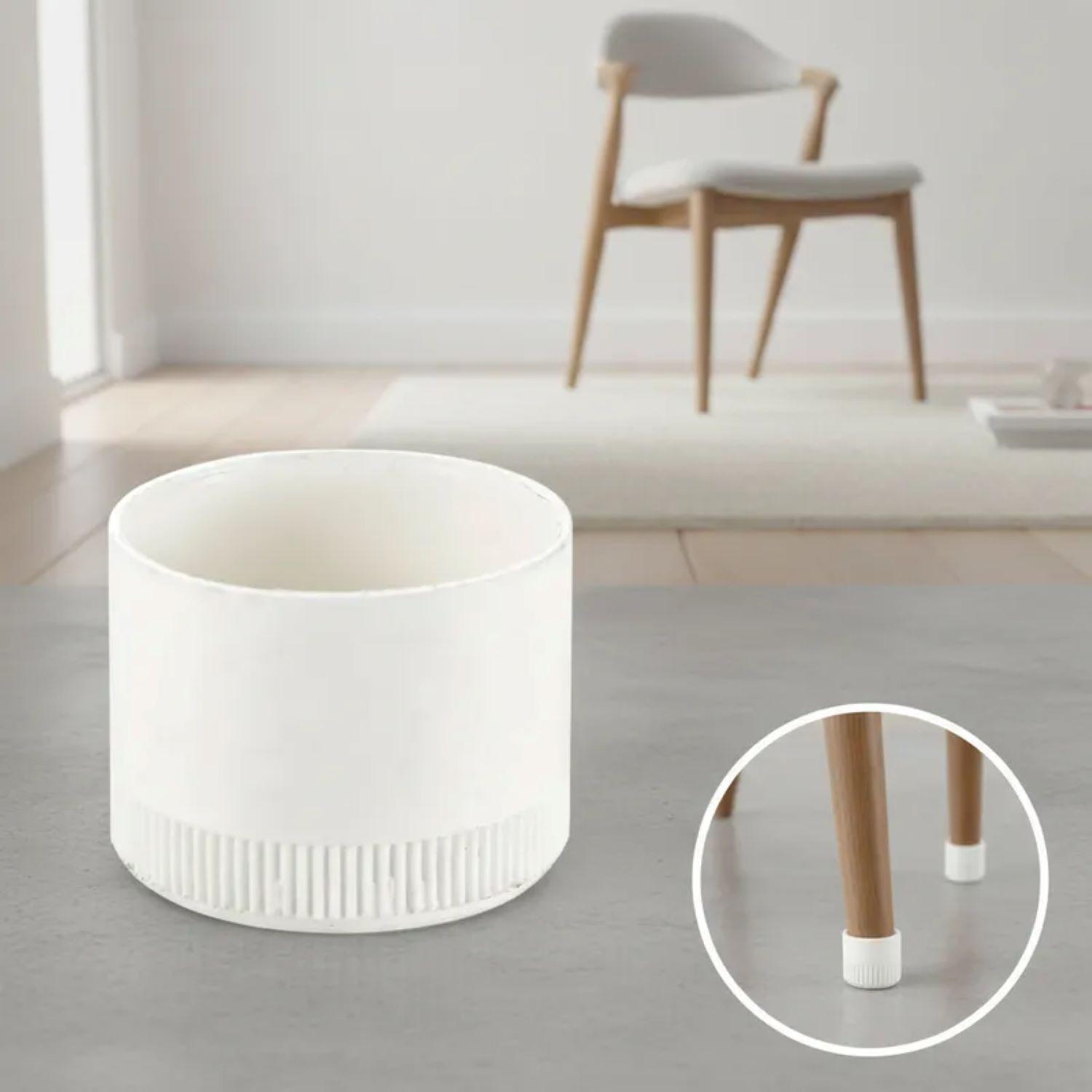 Regaton Plástico Redondo 1" Exterior Blanco - 100 unidades-4