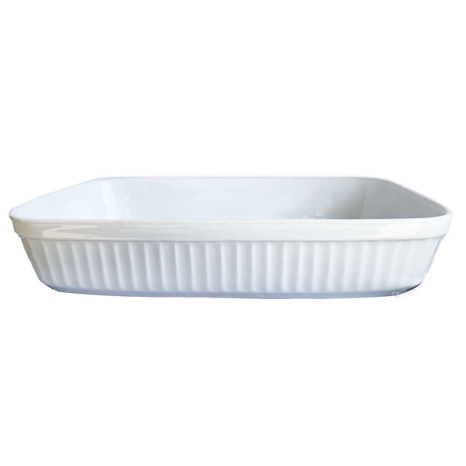 Fuente de Cerámica p/horno tipo Gres-P-0540-BL-3
