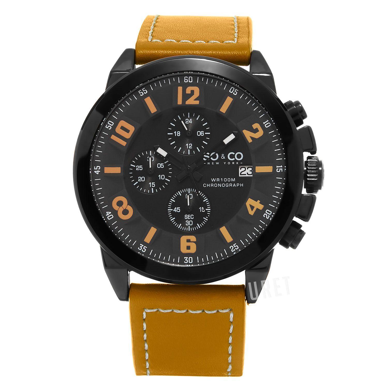Reloj Análogo So&Co Cronógrafo Monticello para Hombre-1
