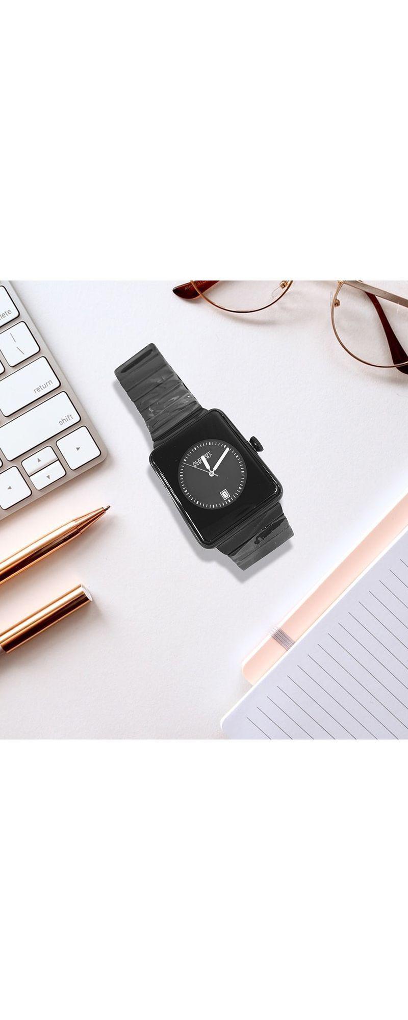 Reloj Rectangular Análogo August Steiner-4