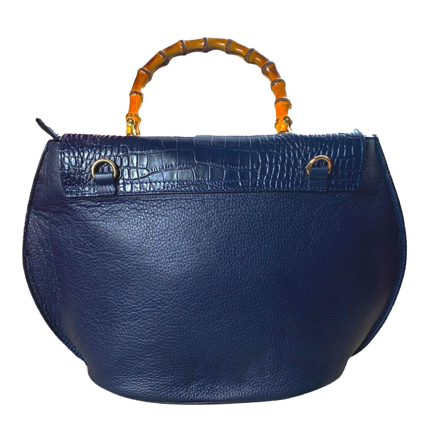 Cartera  Azul   100% cuero-  Mod:   BSM-MGS-201-4