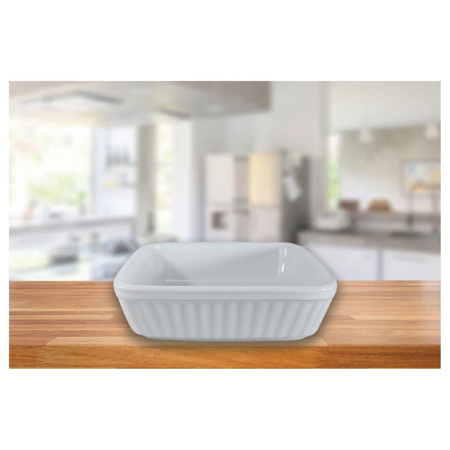 Fuente de Cerámica p/horno tipo Gres-P-0332-BL-2