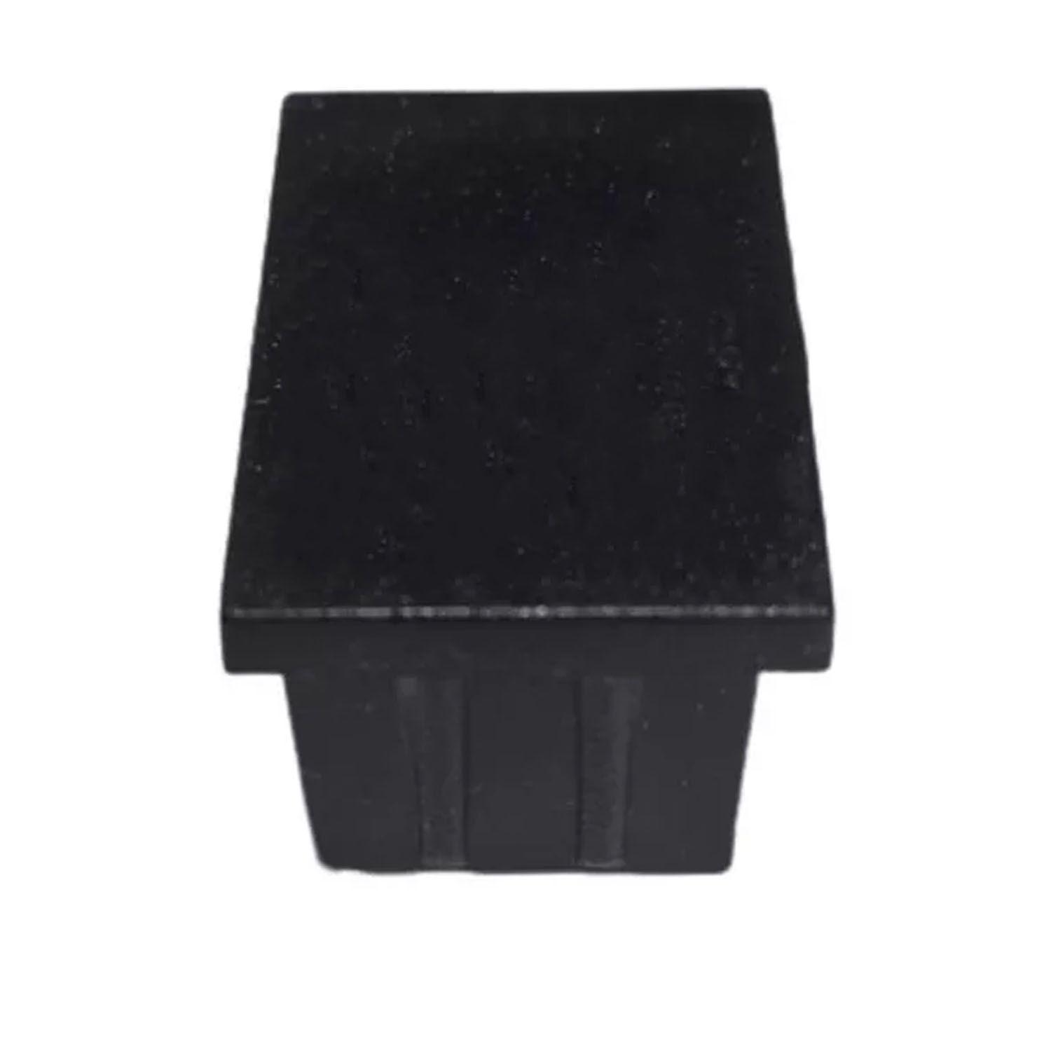 Regaton Plástico Rectangular Negro 20x40 mm - 100 unidades-2