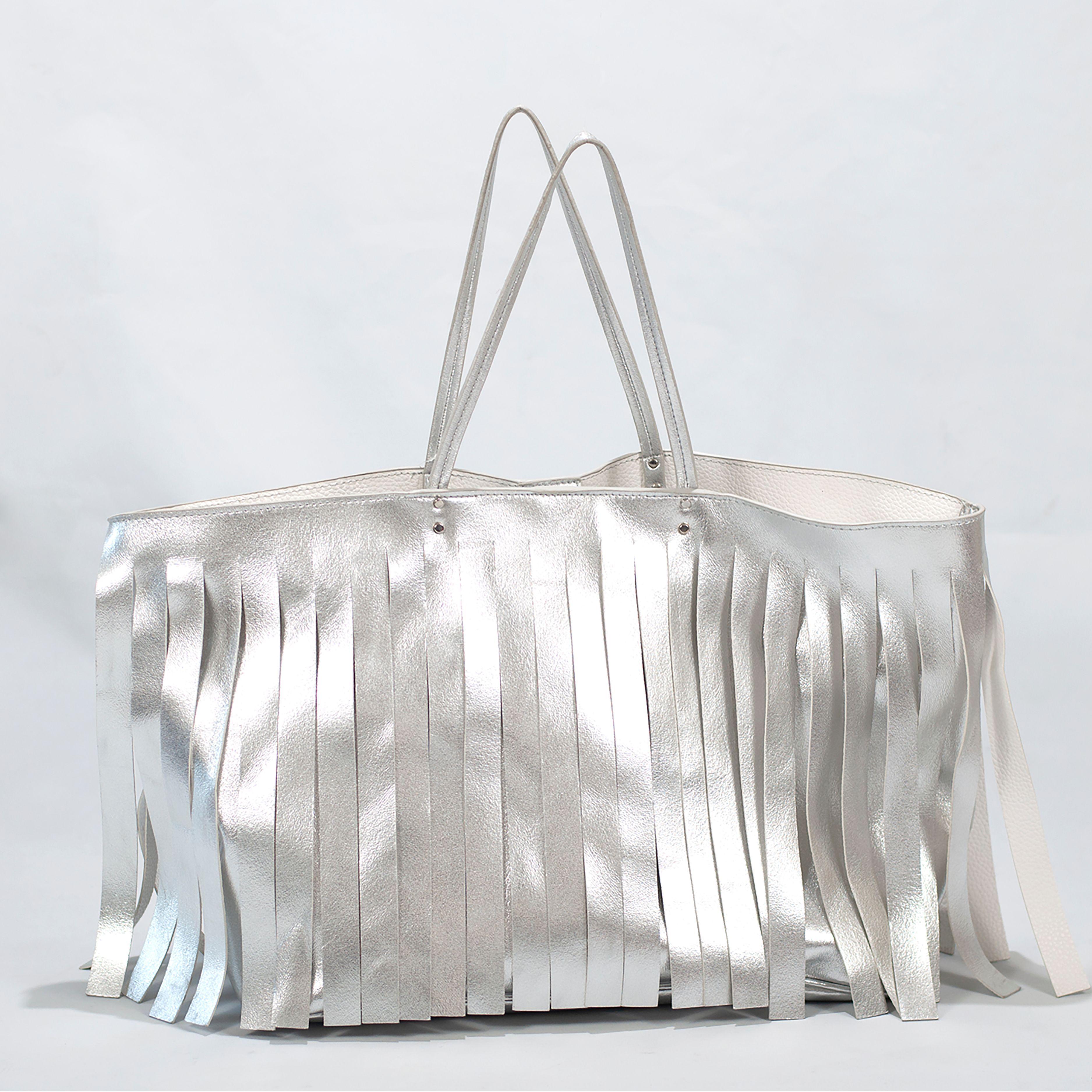 Cartera Steve Madden Plateada-0