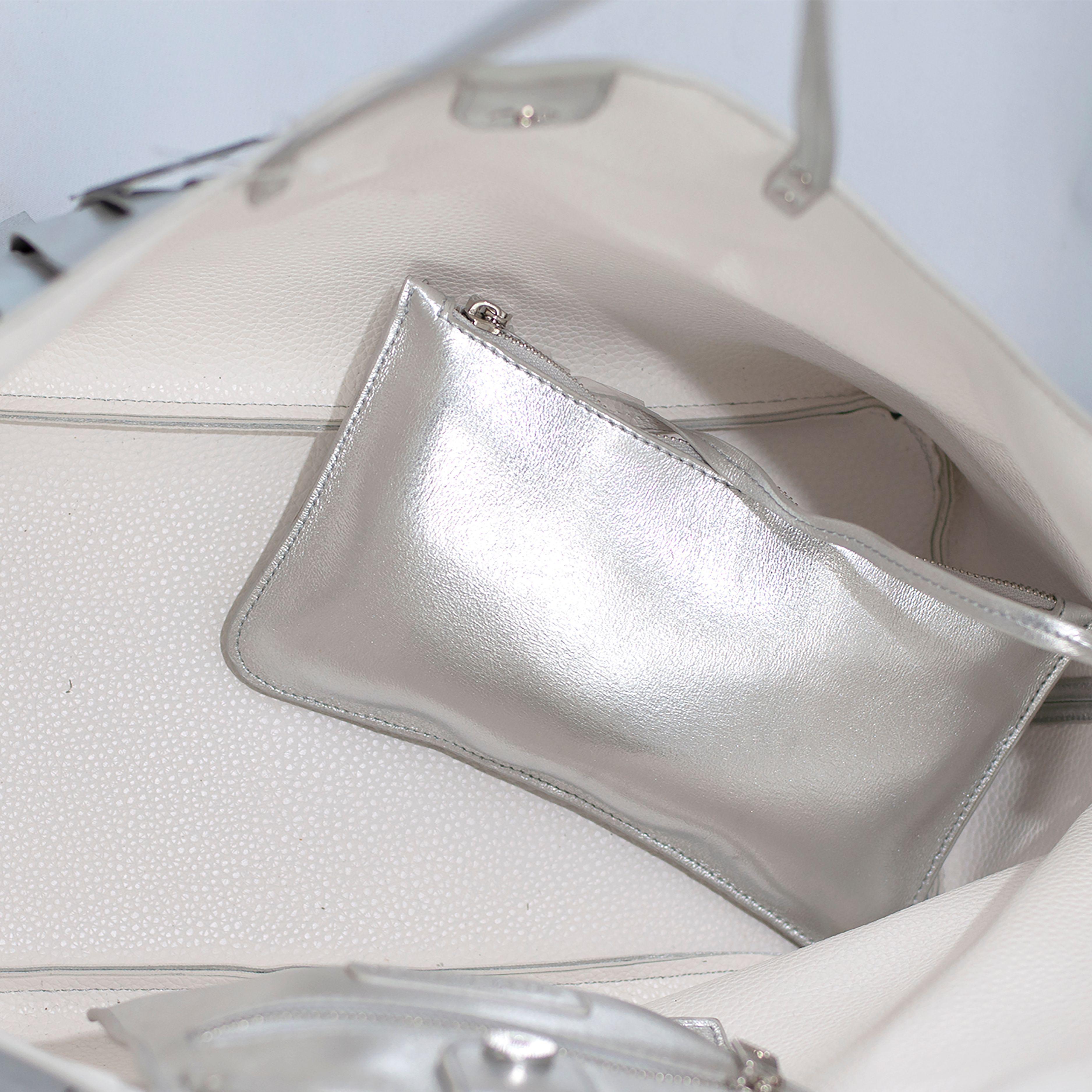 Cartera Steve Madden Plateada-4