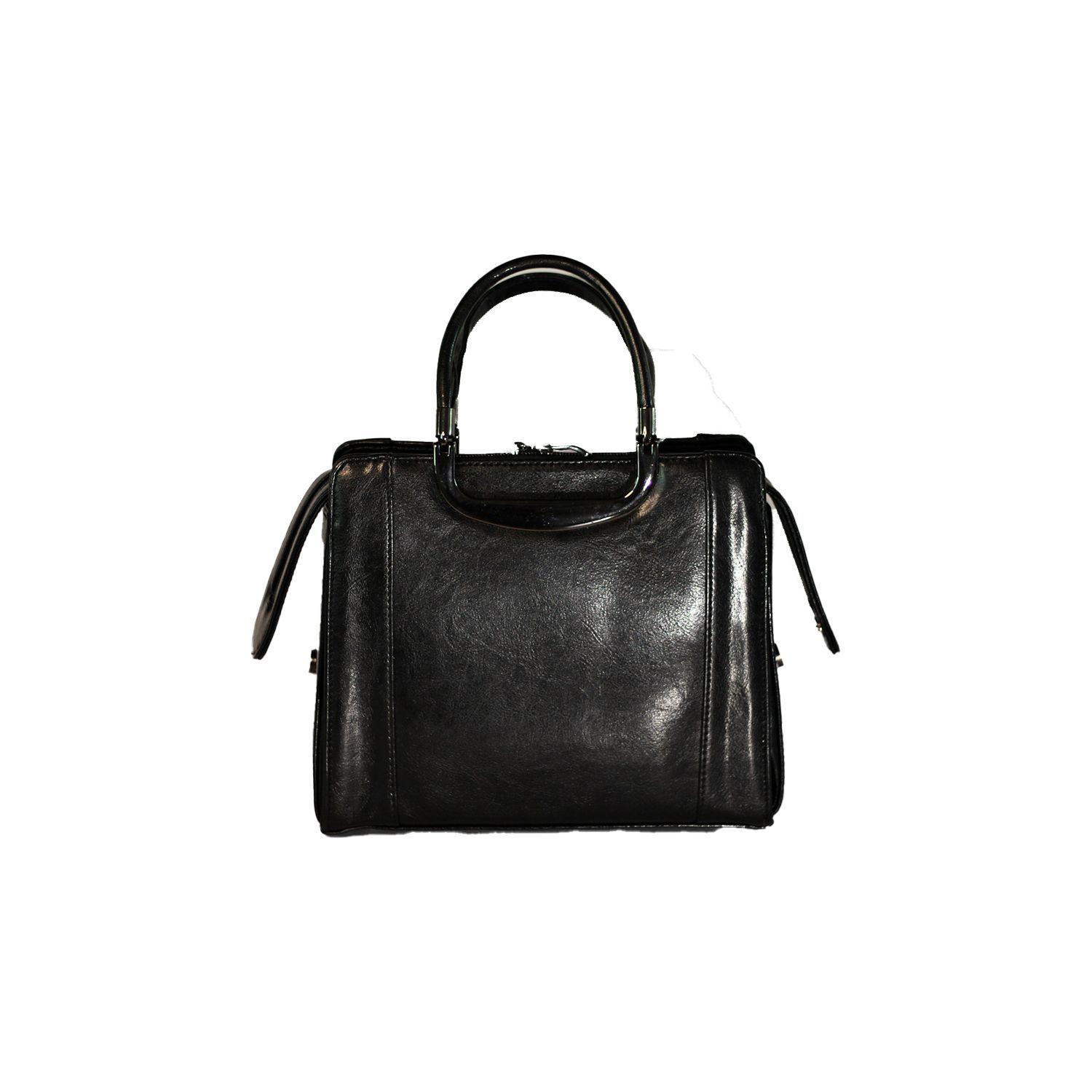 Cartera  Negro   100% cuero-  Mod:   BSM-MGS-210-0