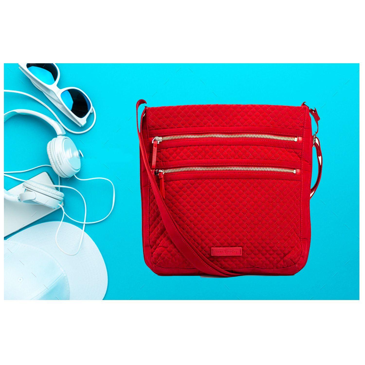 Cartera de hombro Vera Bradley - textil color rojo-2