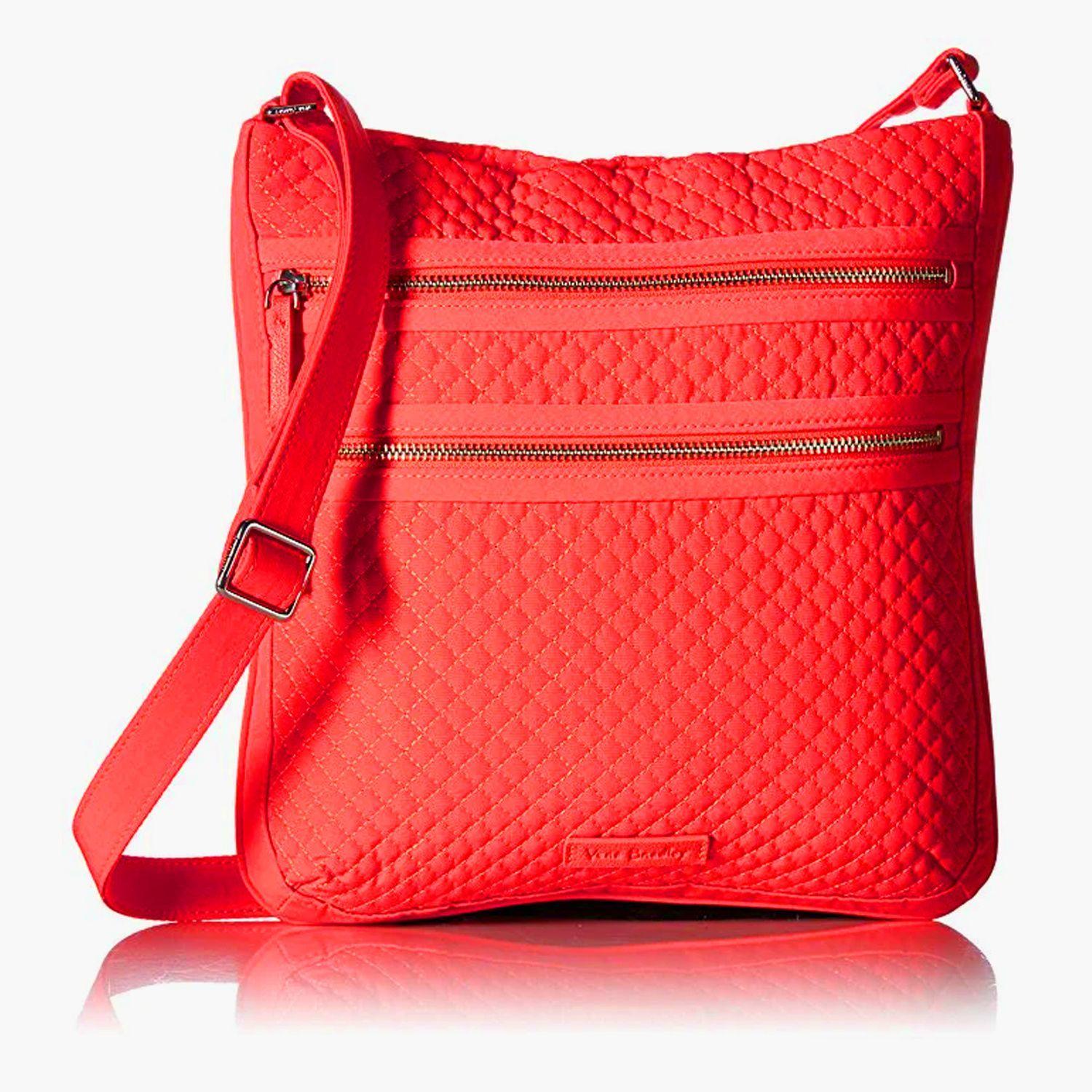 Cartera de hombro Vera Bradley - textil color rojo-3