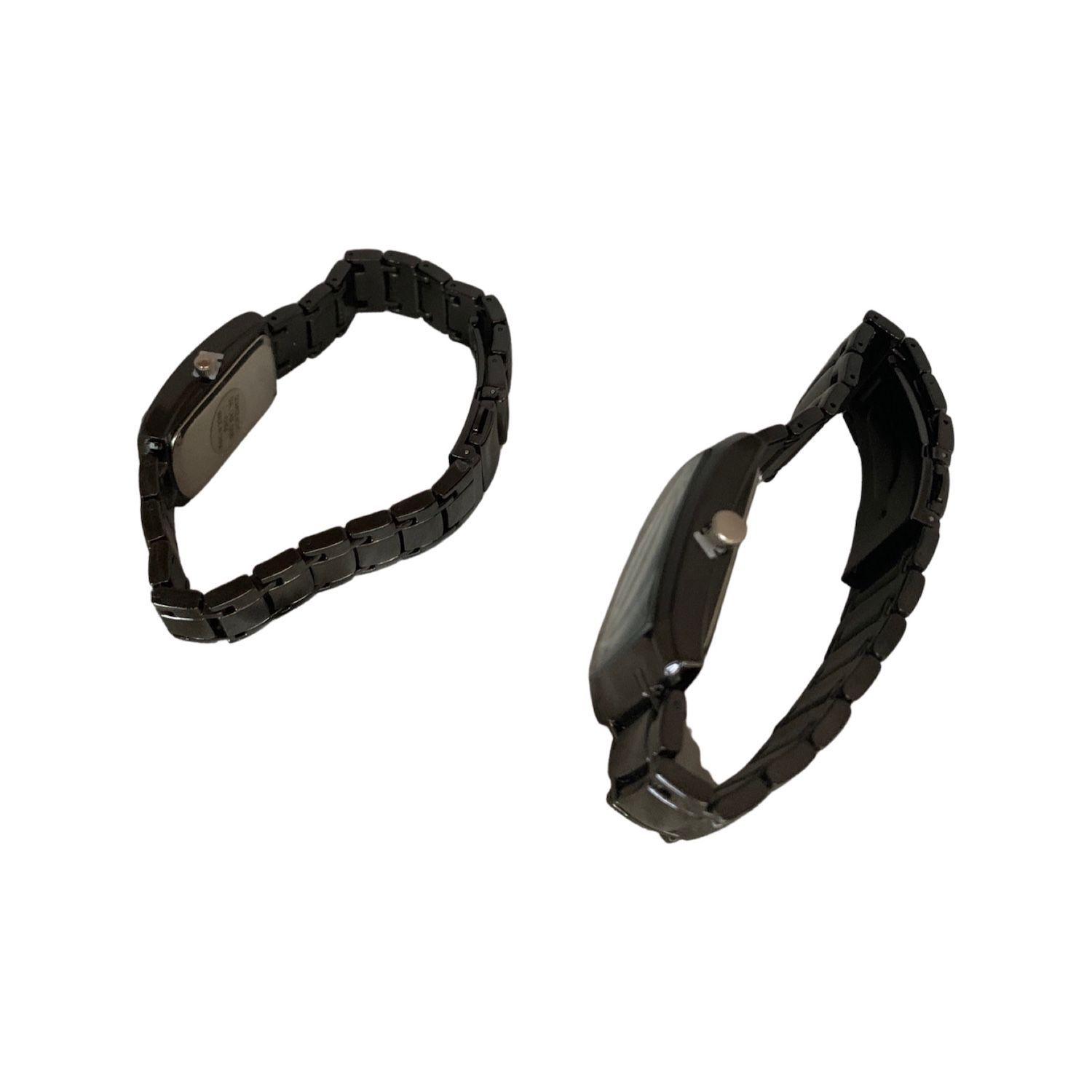 Set par de relojes Luis Cardini Mod 1776-NE-1