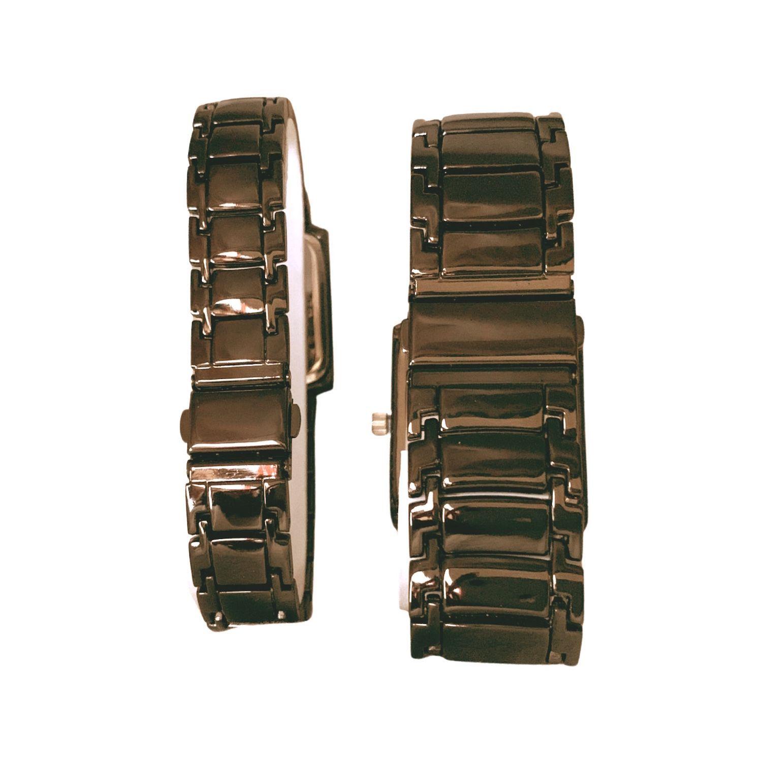 Set par de relojes Luis Cardini Mod 1776-NE-4