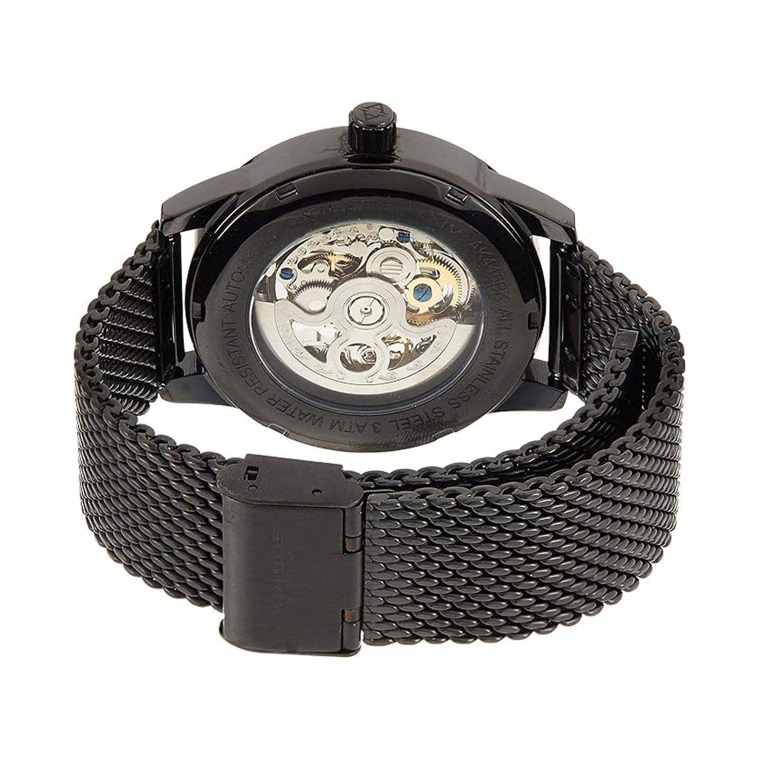 Reloj Akribos Skeleton para Hombre color Negro-4