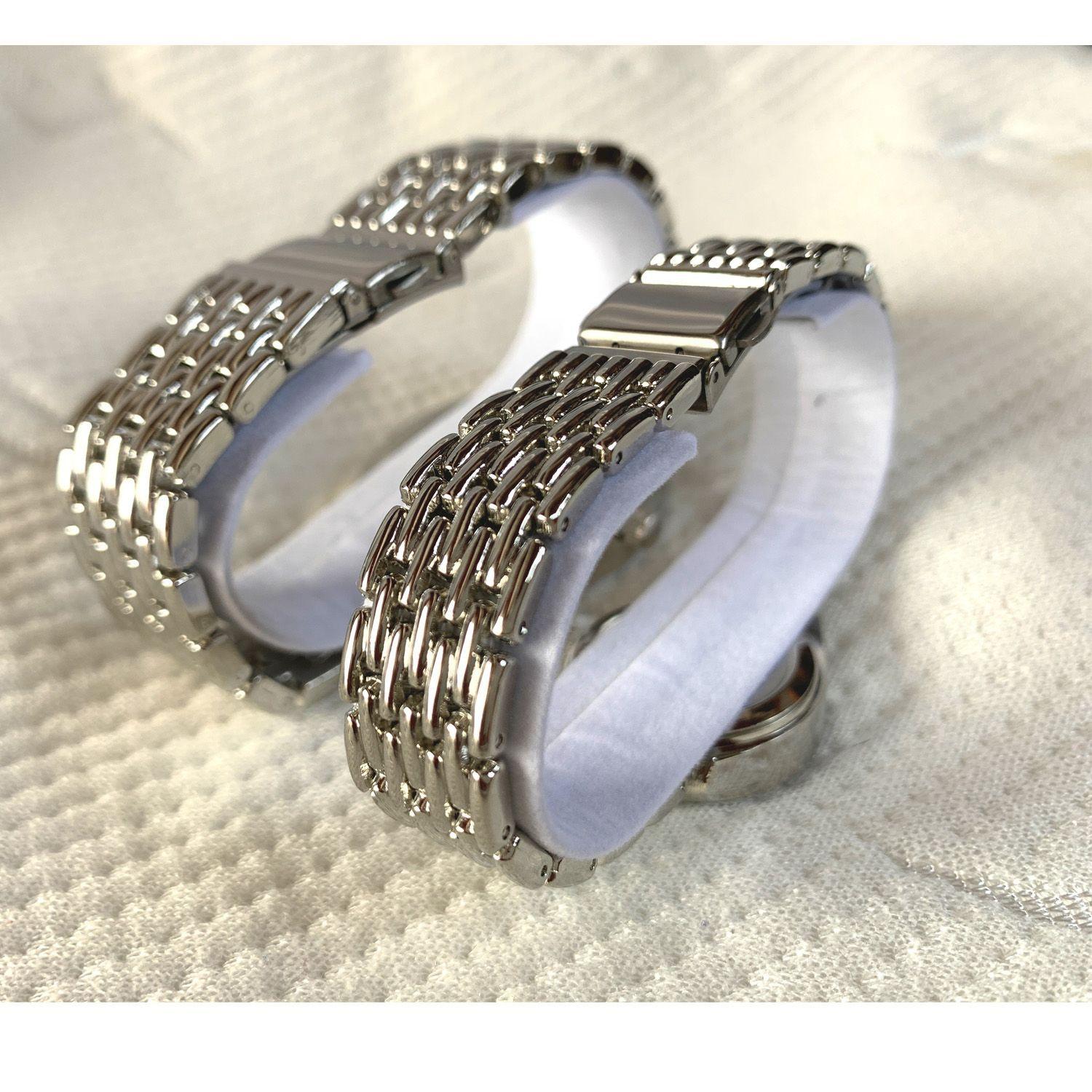 Set par de relojes Luis Cardini Mod 1566-PL-NE-4
