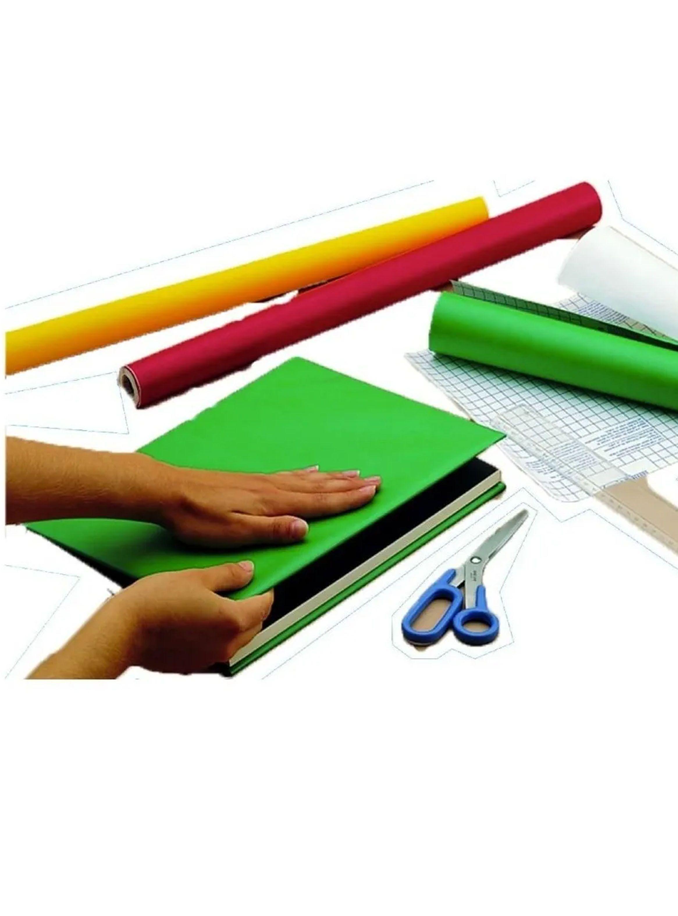 Pack 4 rollos de Papel Vinílico Adhesivo Neón 45x182cm-2