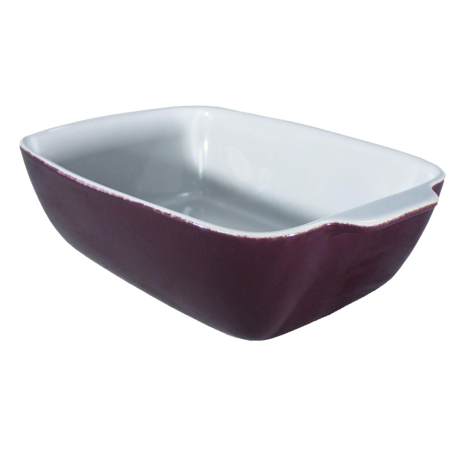 Fuente de Cerámica p/horno tipo Gres-P-0834-BL-BU-2