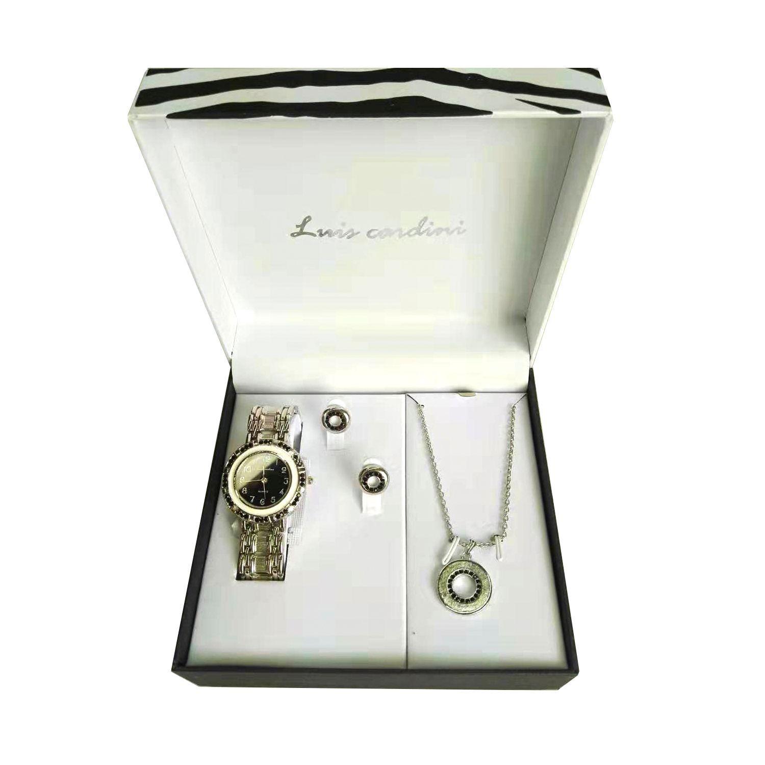 Set Reloj y accesorios Luis Cardini- LC-03SET-LC-03-0