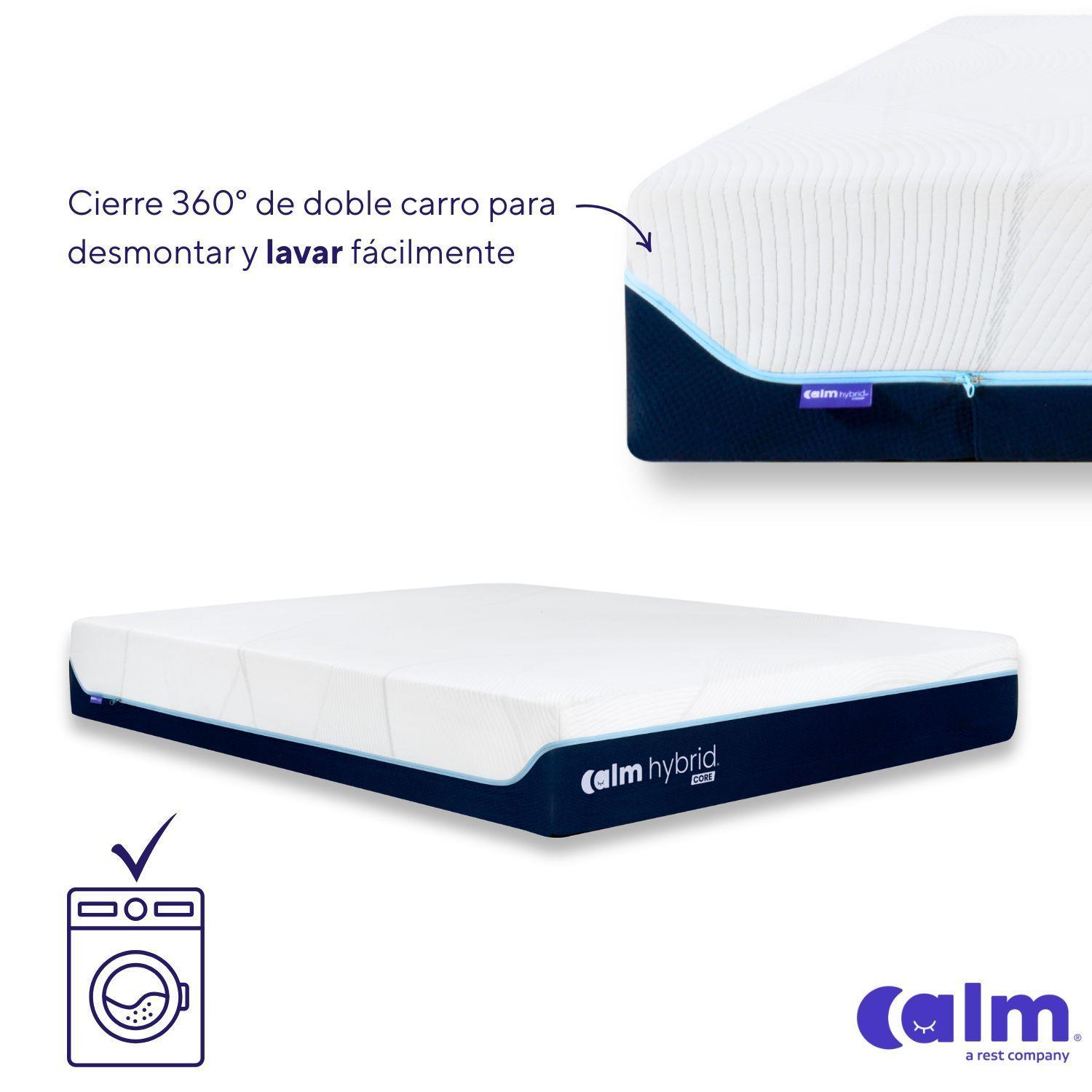 Colchón Calm Hybrid Core 2 Plazas-2