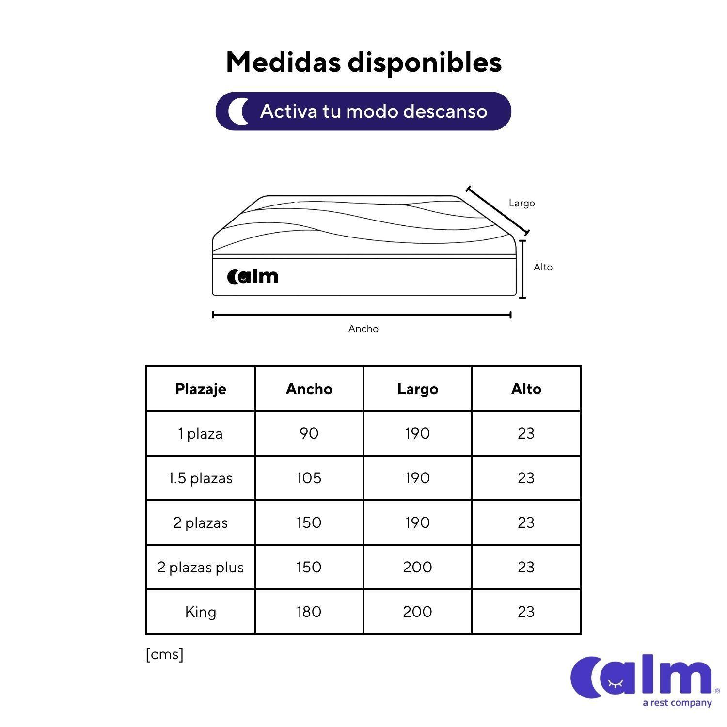 Colchón Calm Hybrid Core 2 Plazas-6