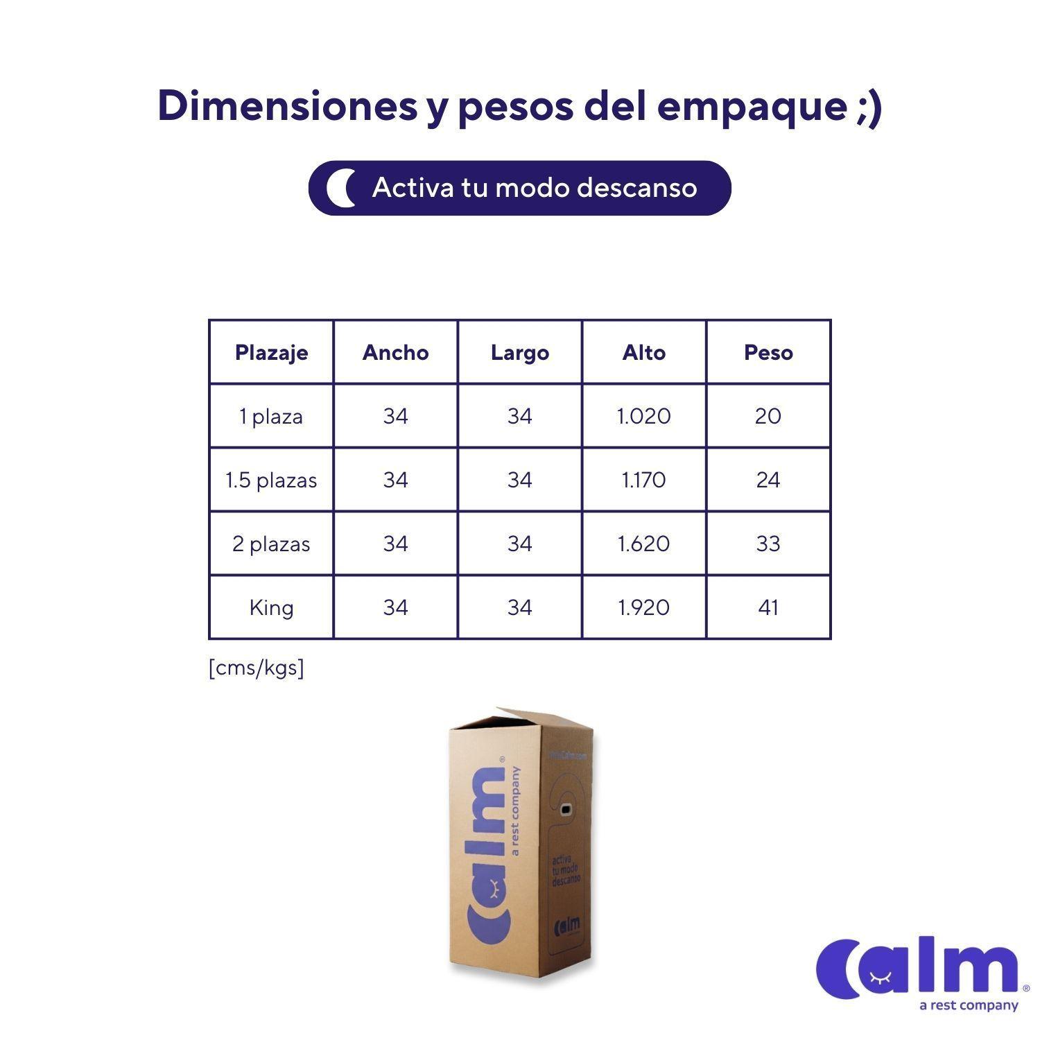 Colchón Calm Hybrid Core 2 Plazas-7