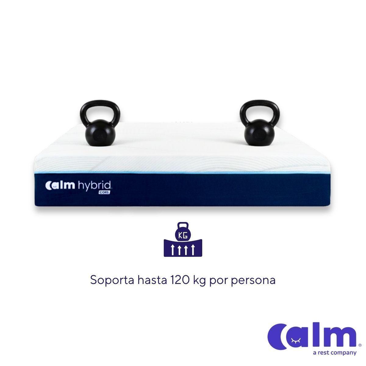 Colchón Calm Hybrid Core King-3