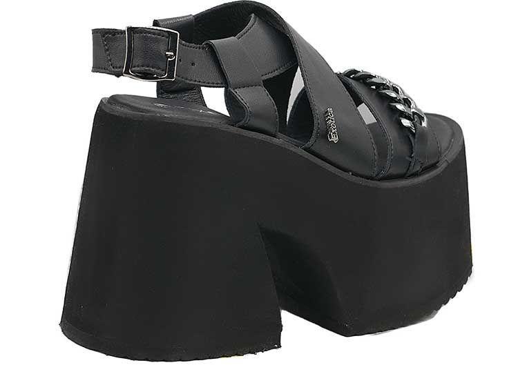 Sandalias Italia Negro Exotica-2