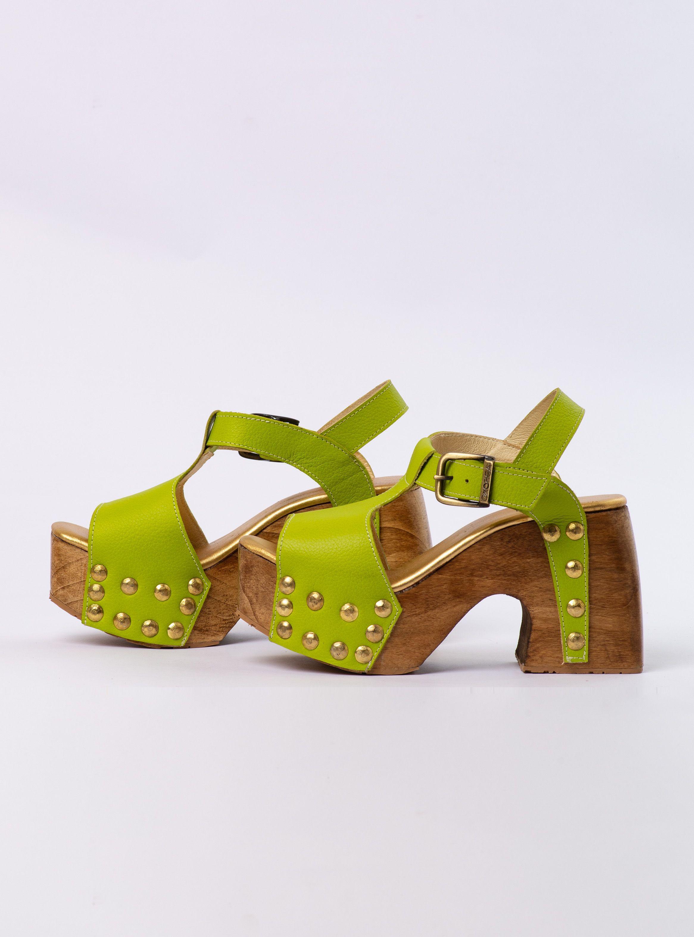 Zueco Colomba Verde Exotica-4