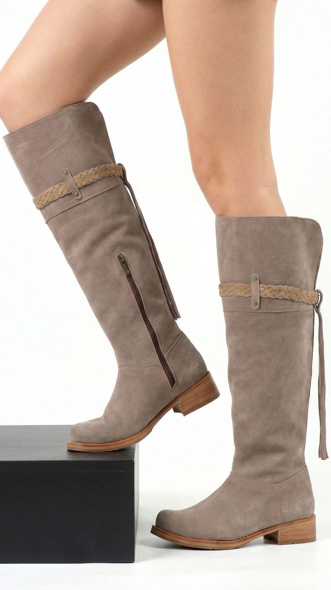 Bota Bucanera Jocelyn Reno Taupe Exotica-1