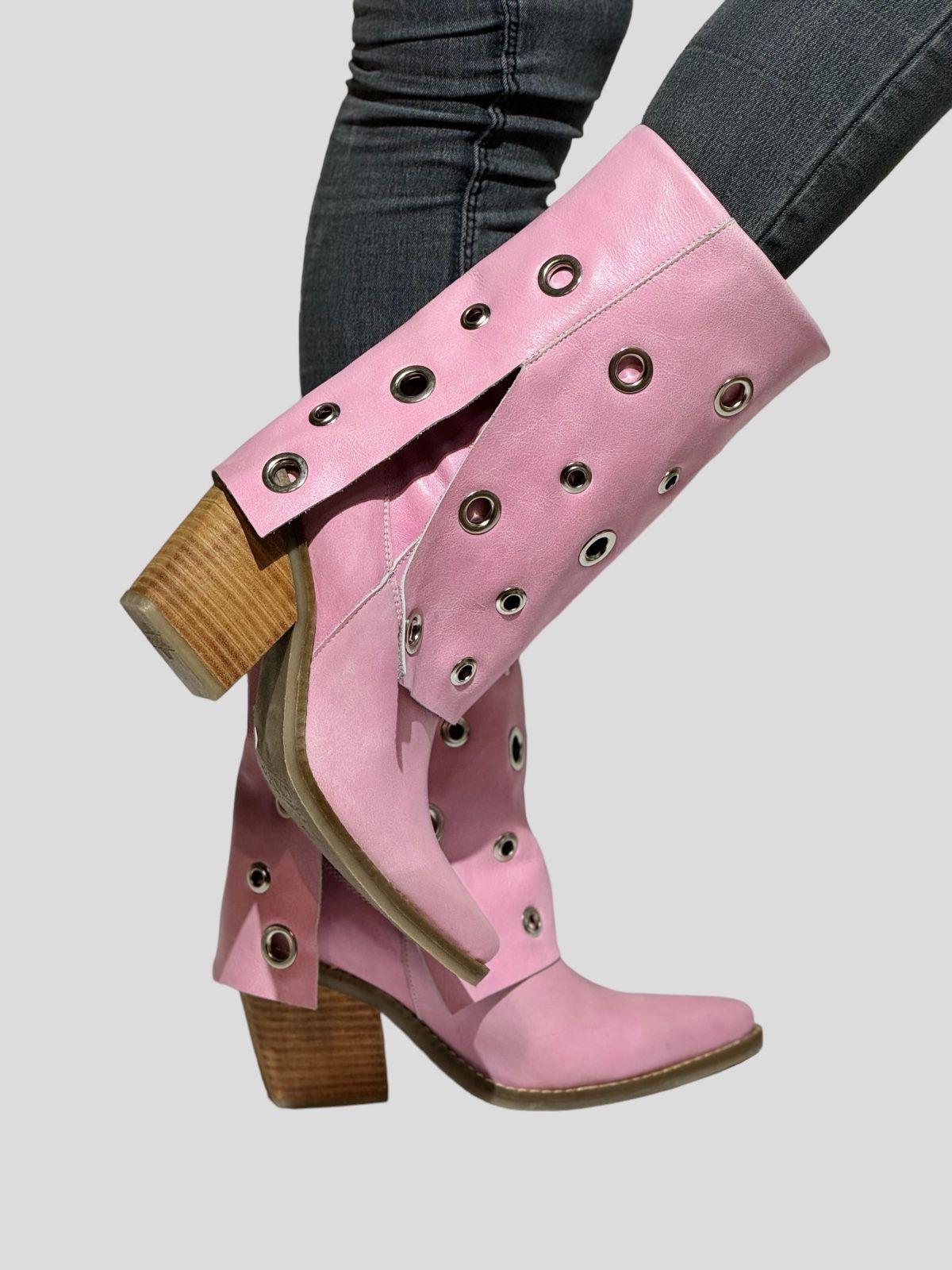 Bota Roma Rosa Palo Exotica-1