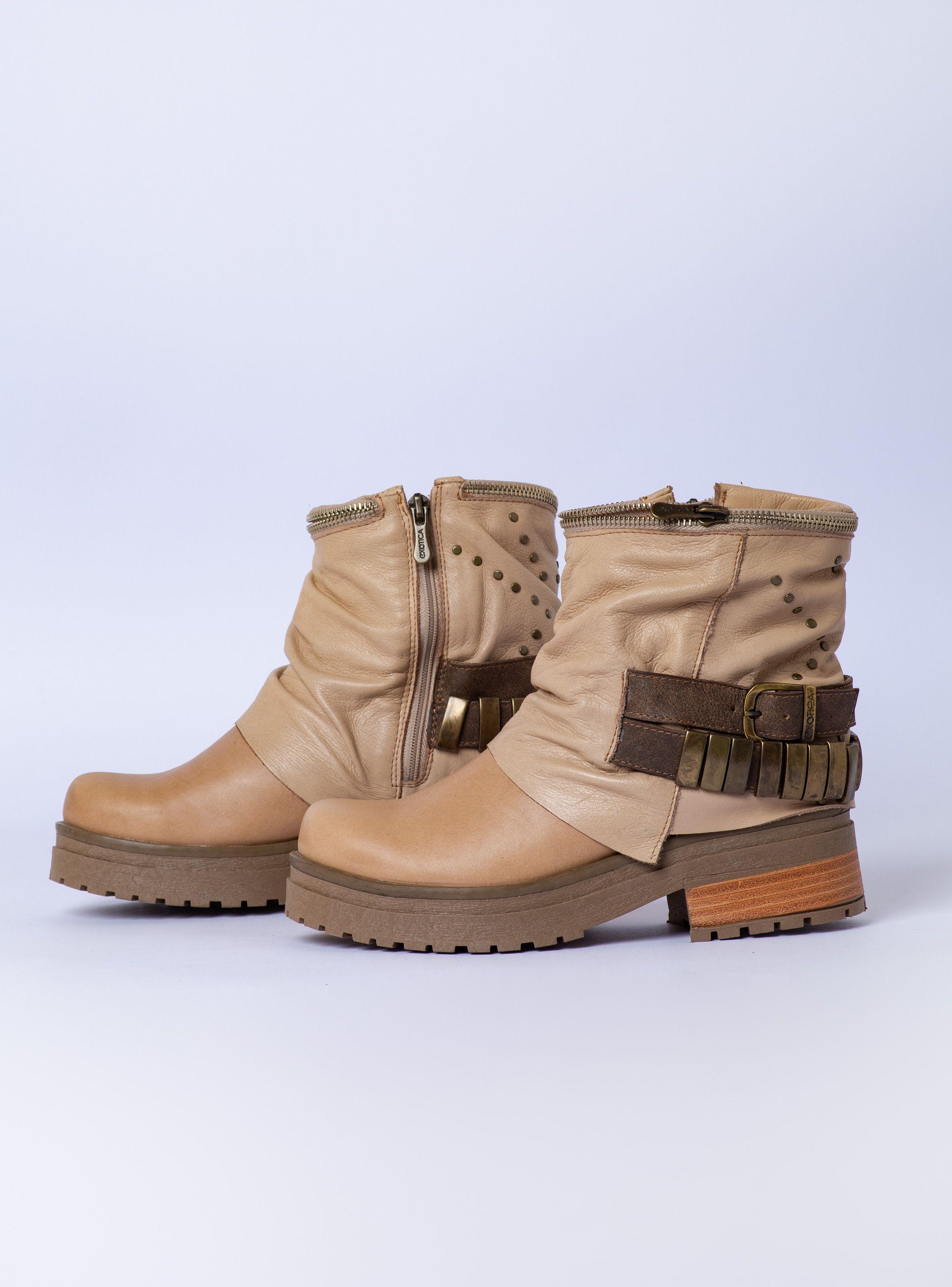 Botin Freda Beige Exotica-5