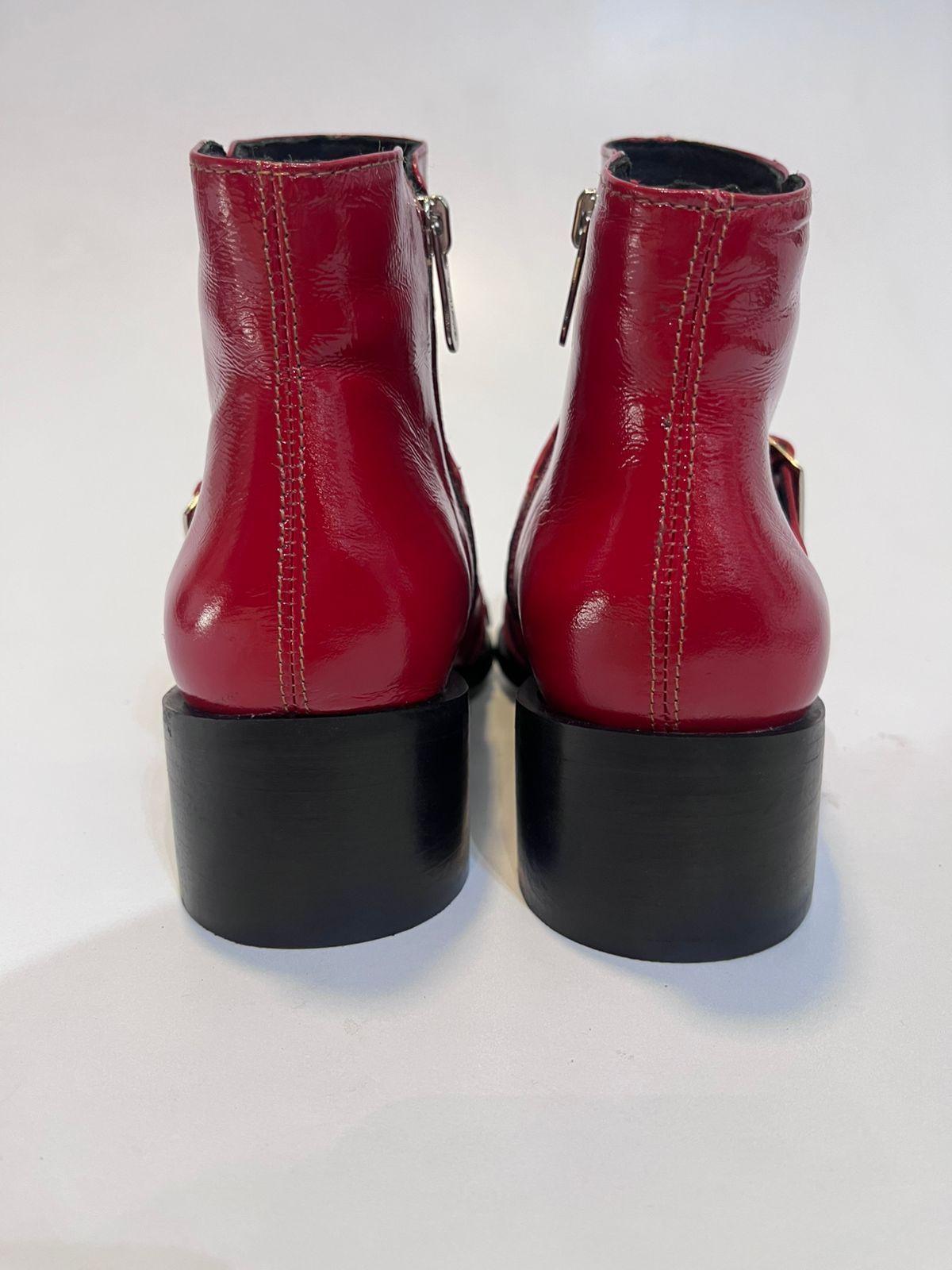Botin Kenia Rojo Bajo Exotica-2
