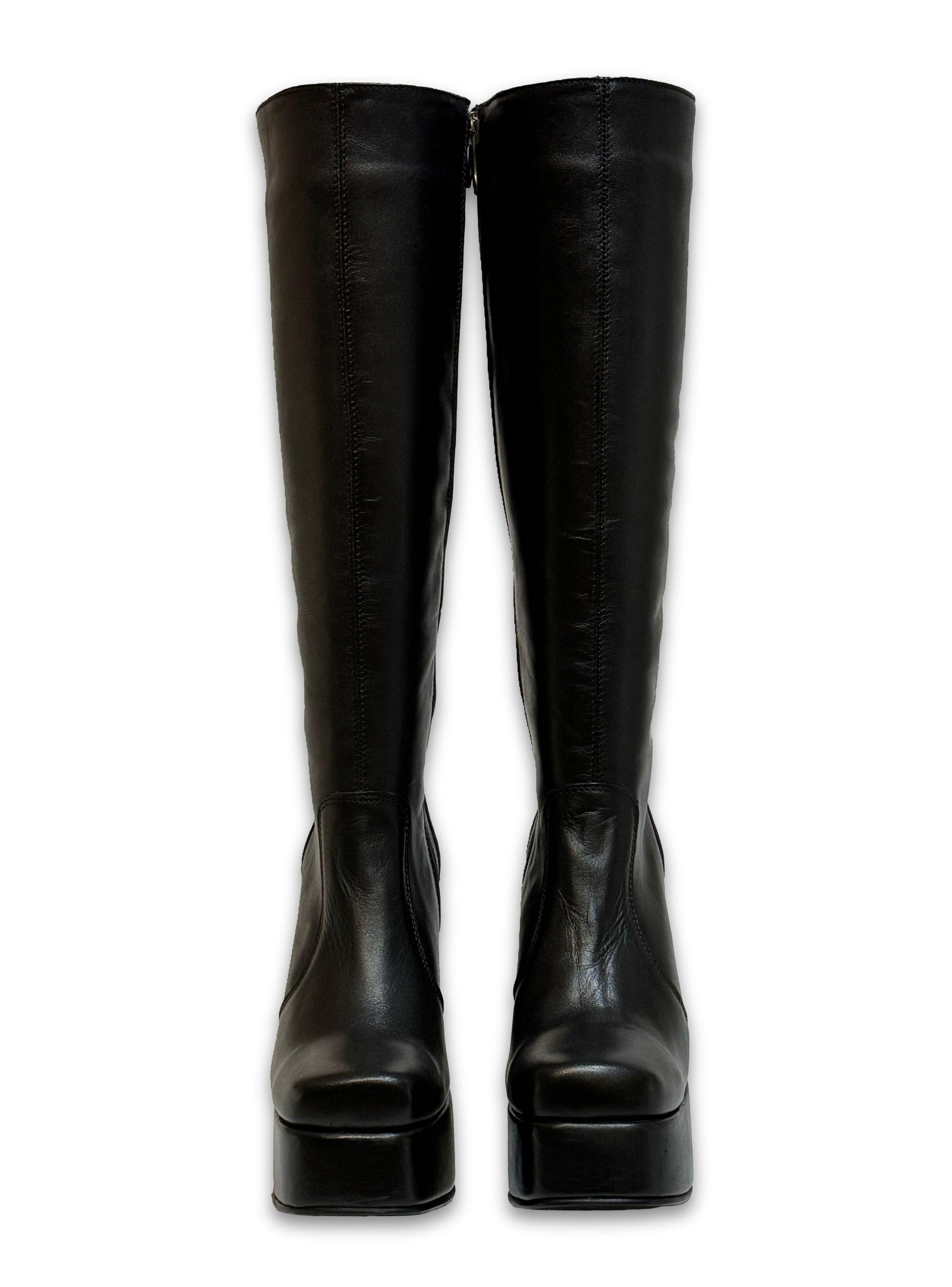 Bota Mirella Negro Exotica-2