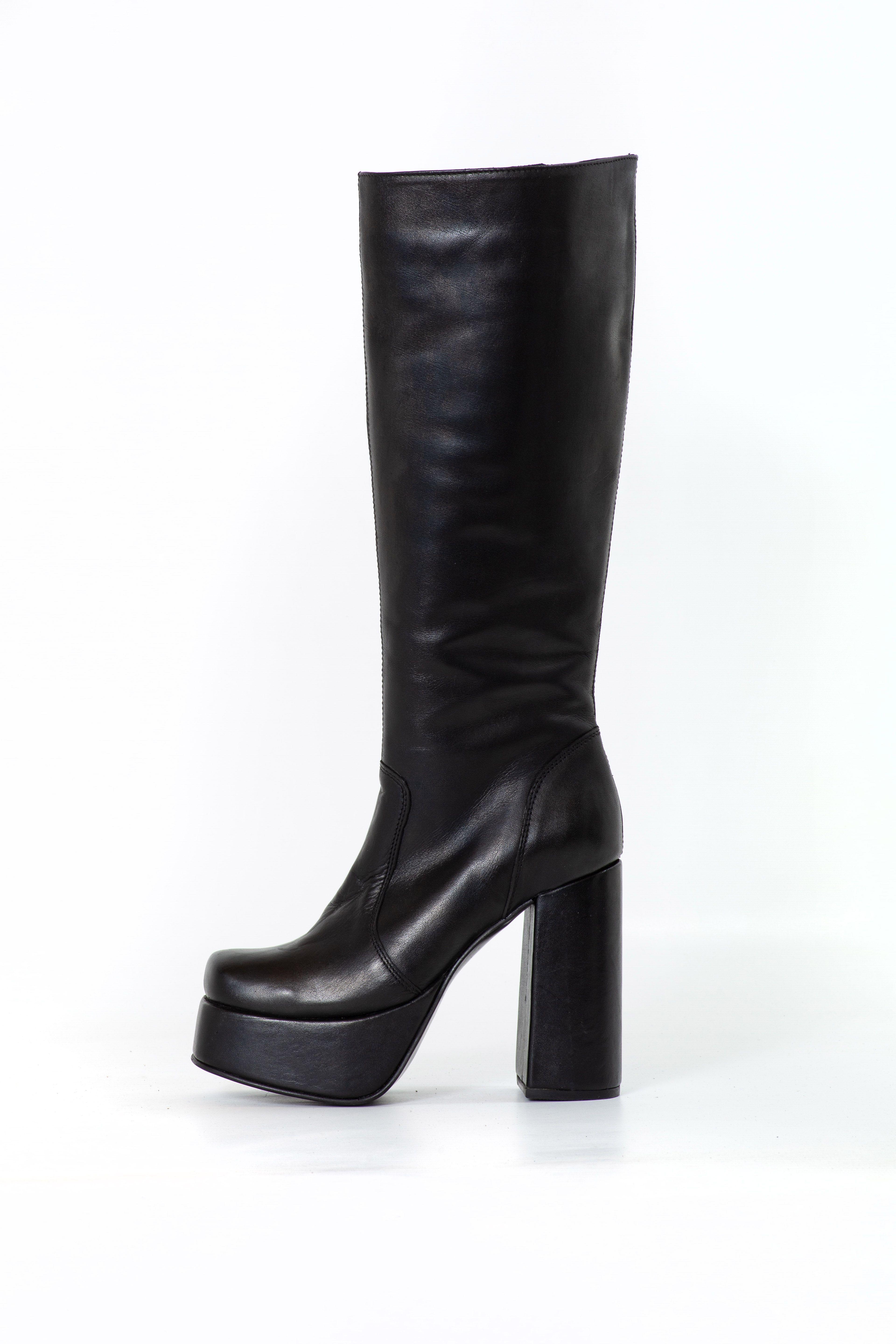 Bota Mirella Negro Exotica-3