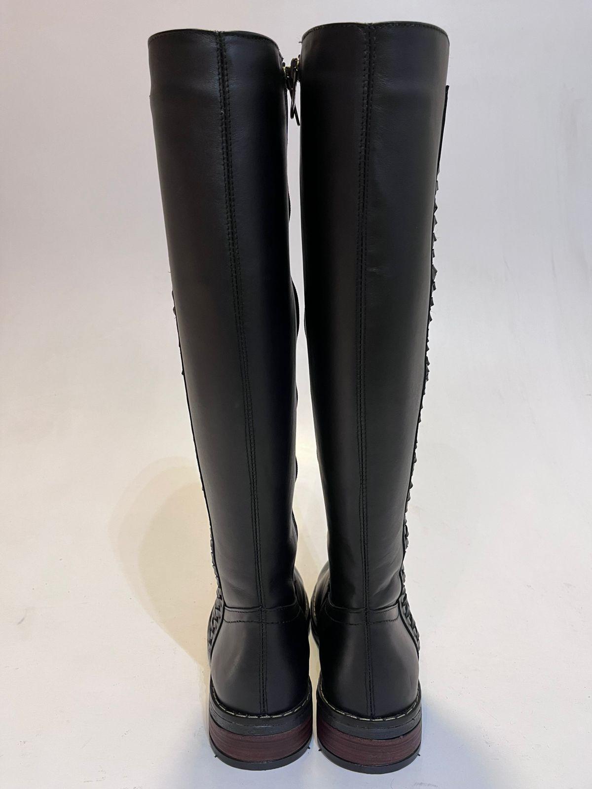 Bota Teresa Negro Exotica-2