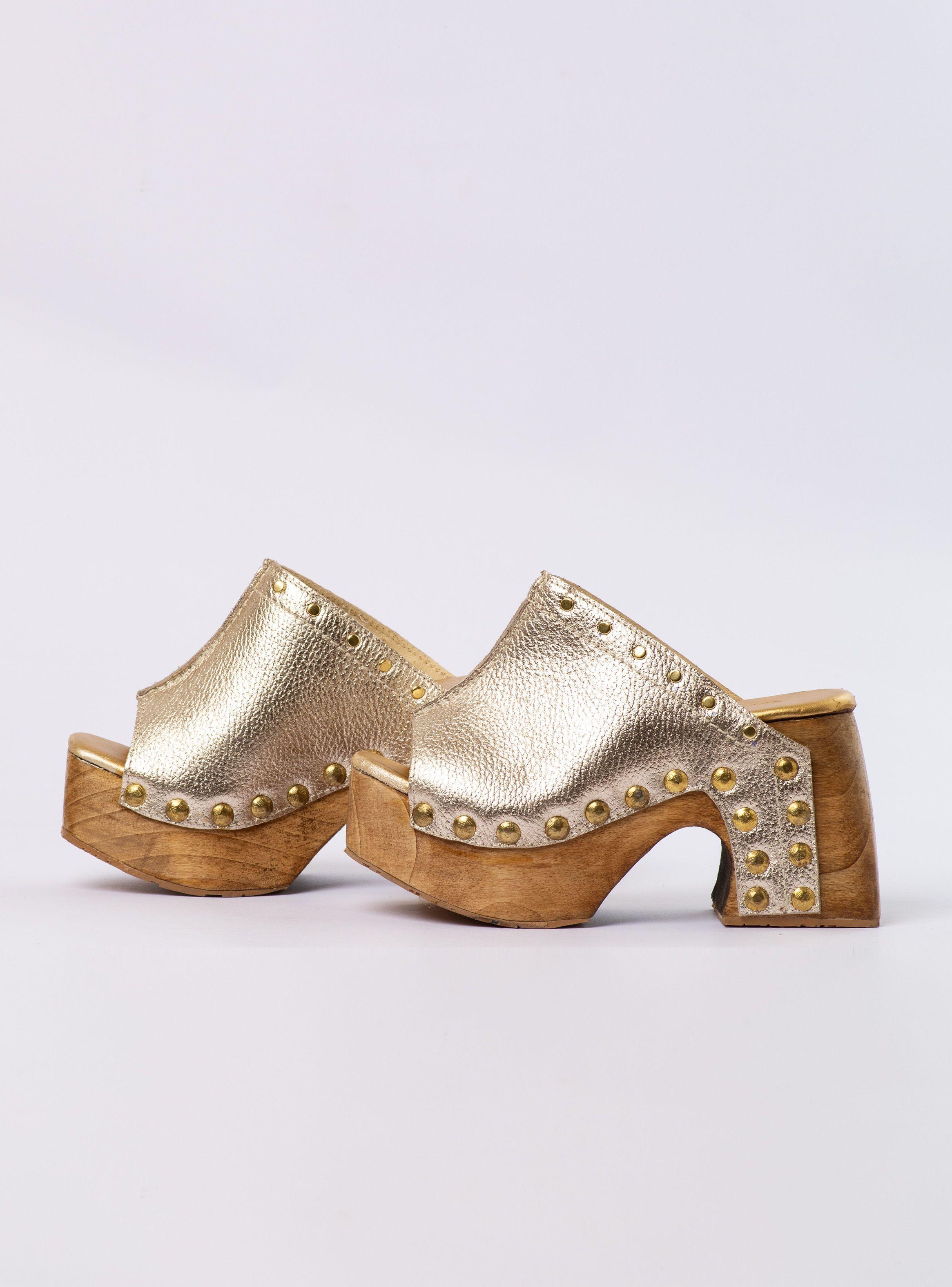 Zueco Amanda Flowter Dorado Exotica-4